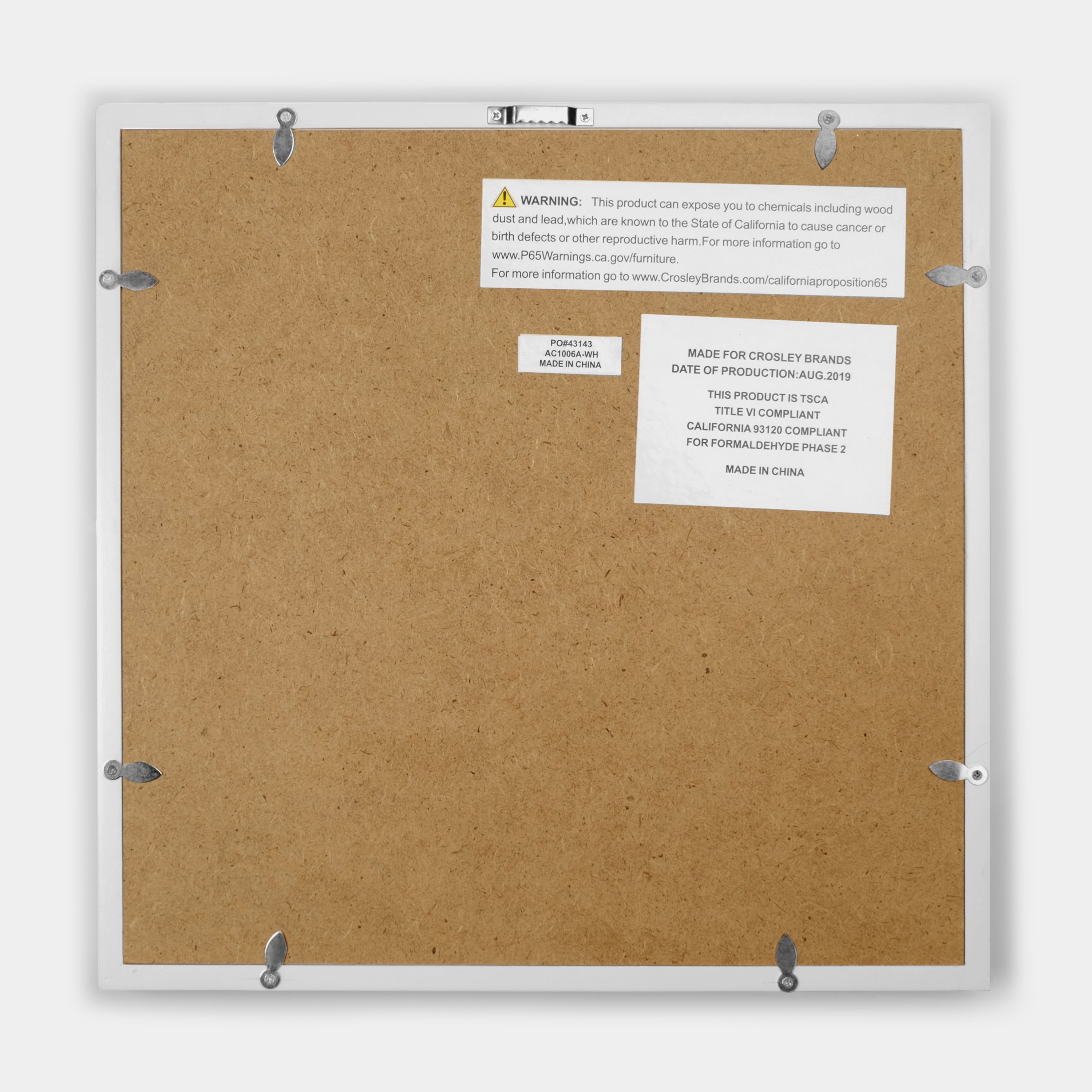 Crosley Wood Vinyl Record Frame - White