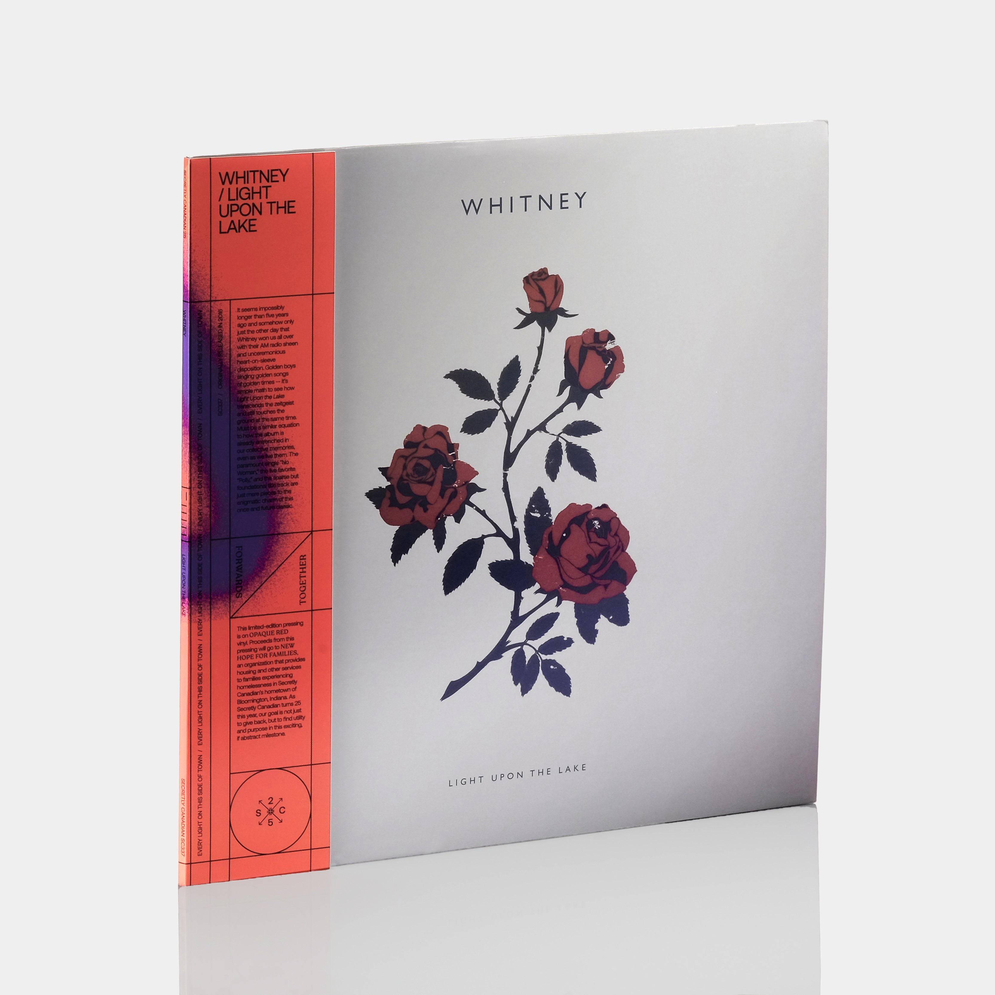 Whitney - Light Upon The Lake LP Opaque Red Vinyl Record