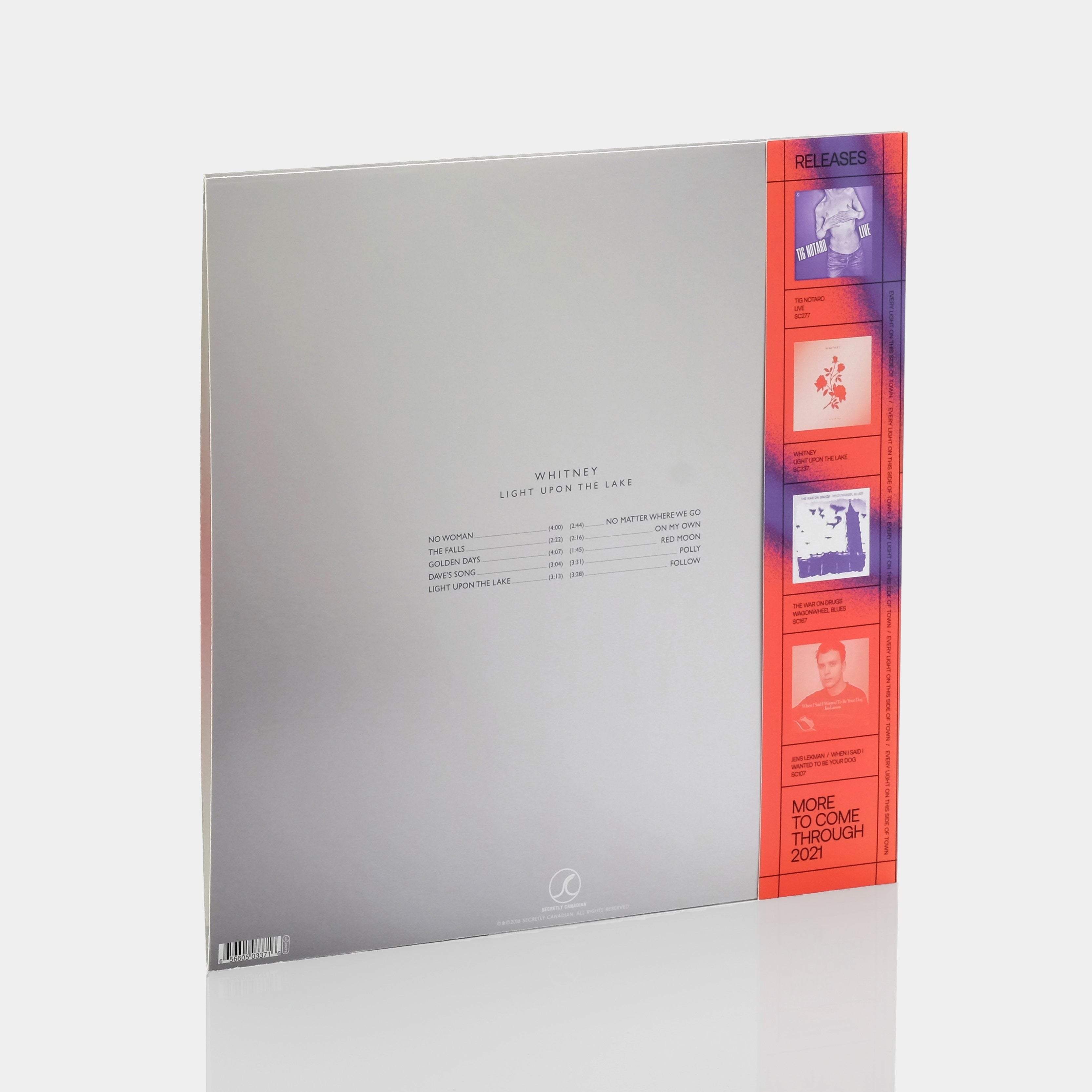 Whitney - Light Upon The Lake LP Opaque Red Vinyl Record