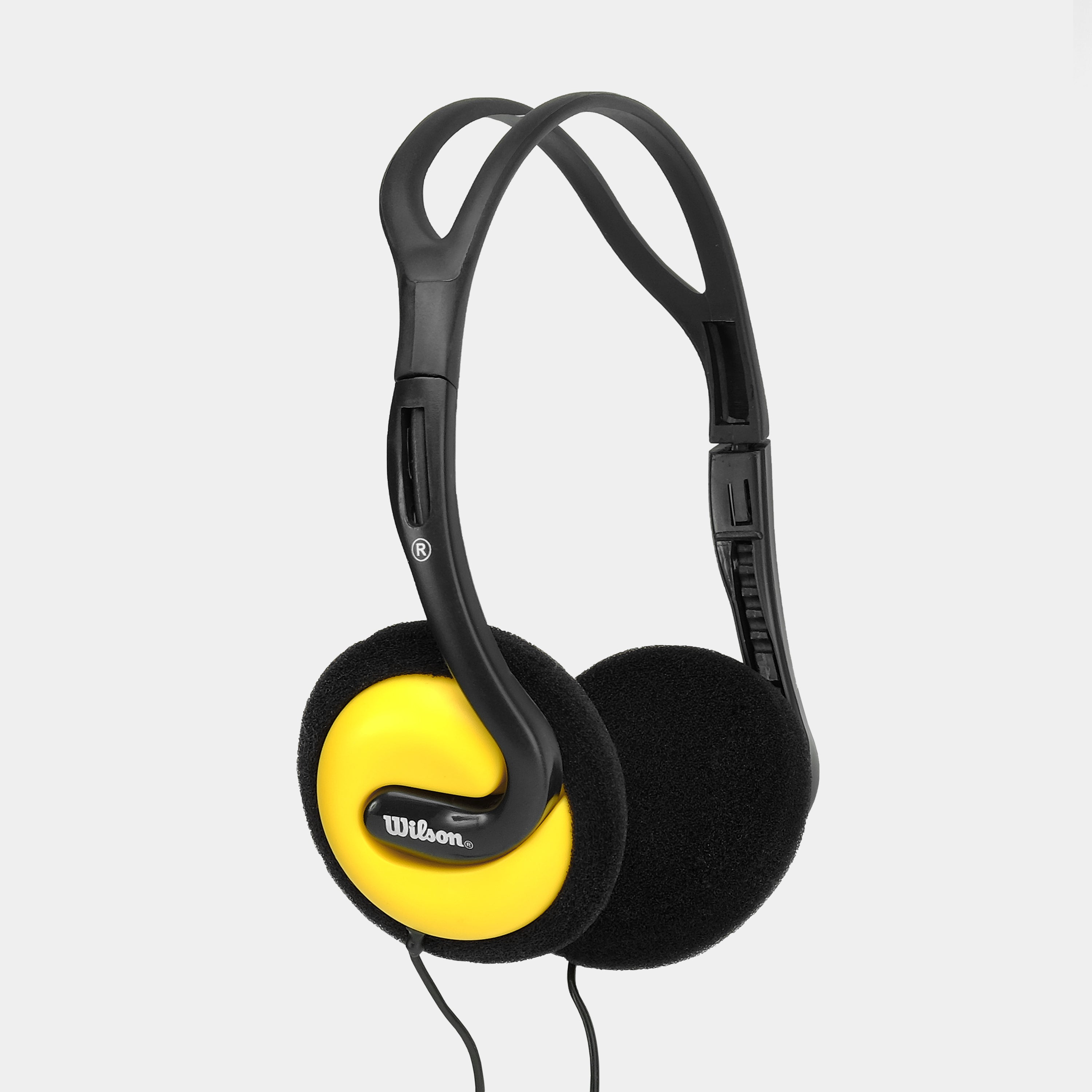 Wilson Black and Yellow Foam On-Ear Headphones