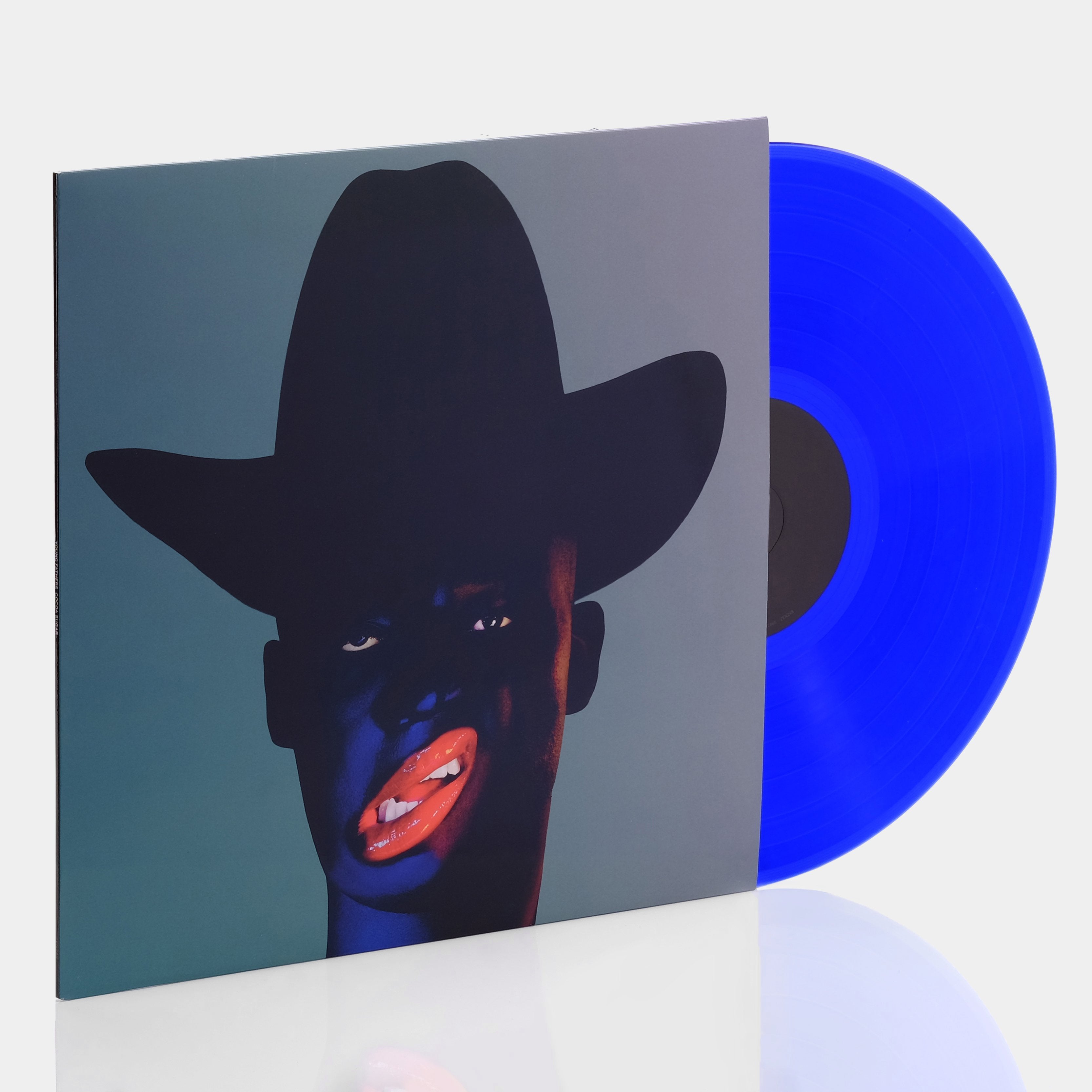 Young Fathers - Cocoa Sugar LP Blue Vinyl Record