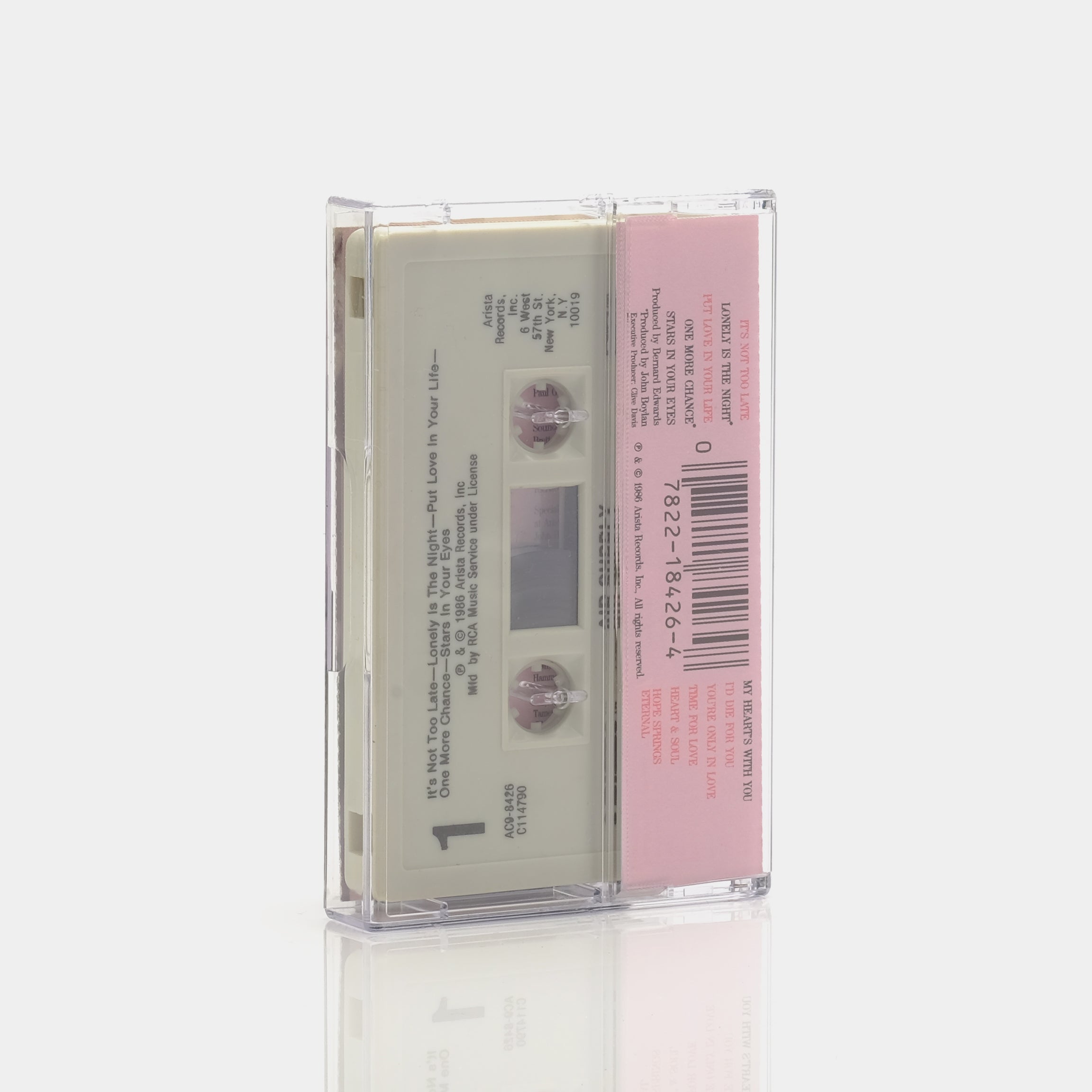 Air Supply - Hearts In Motion Cassette Tape