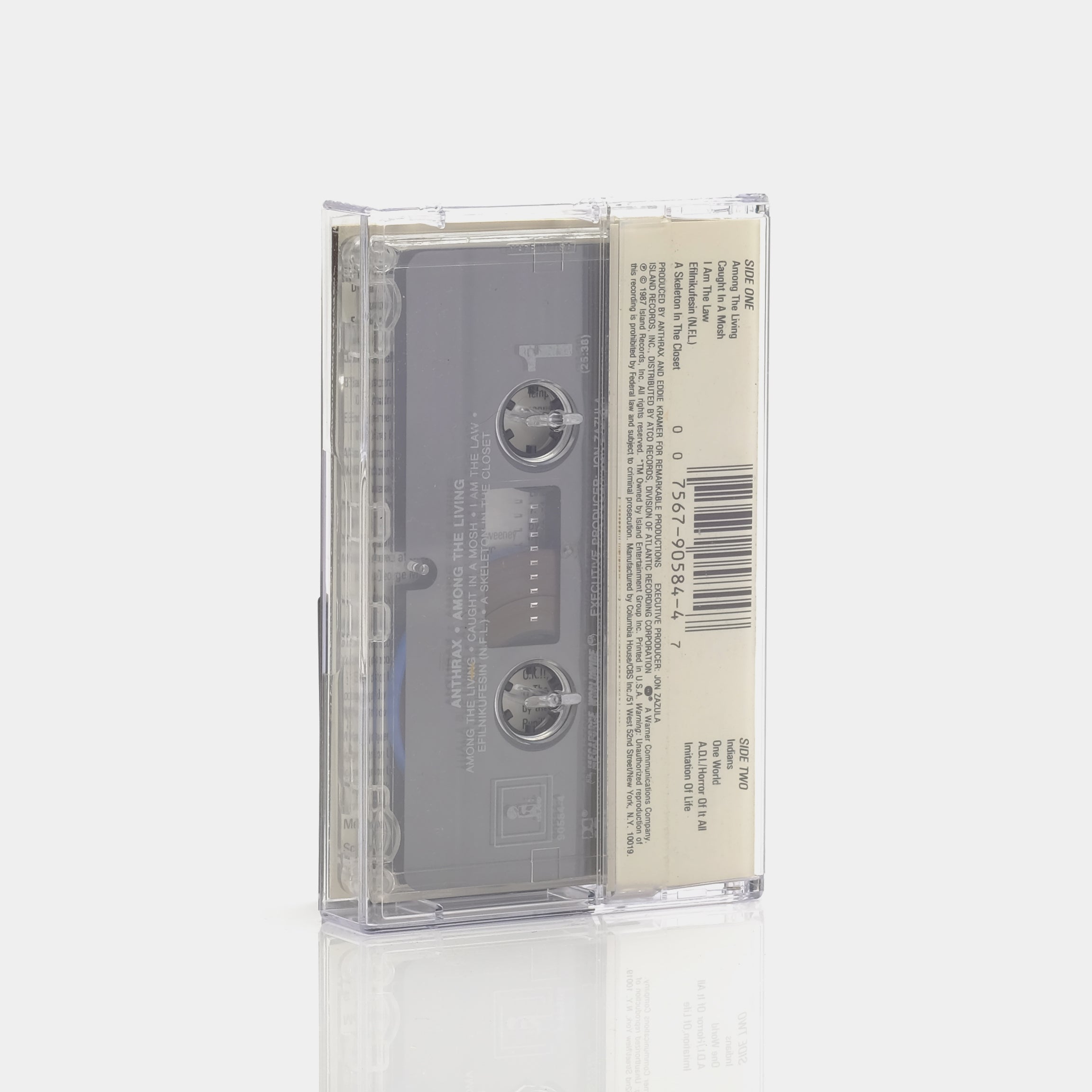 Anthrax - Among The Living Cassette Tape