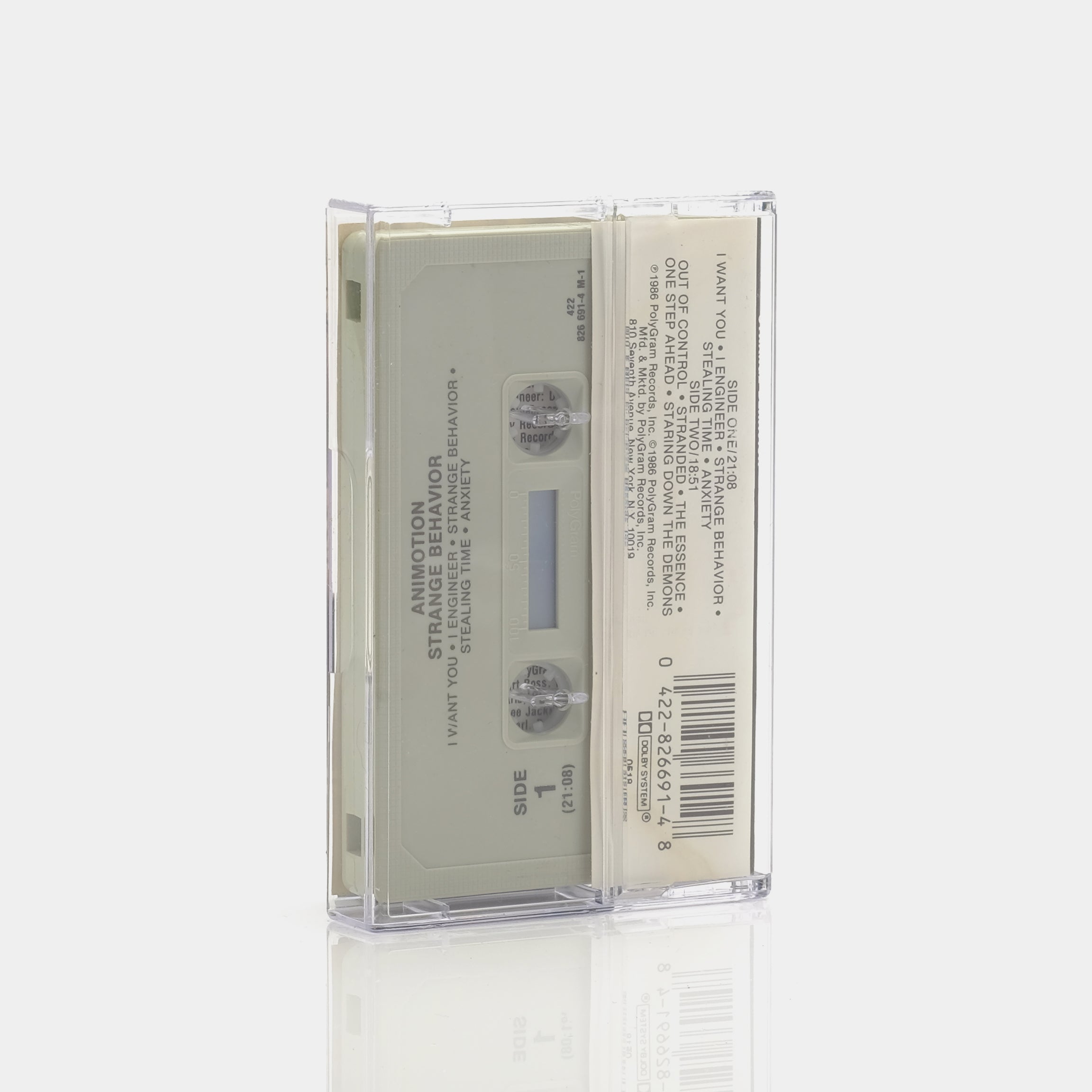 Animotion - Strange Behavior Cassette Tape