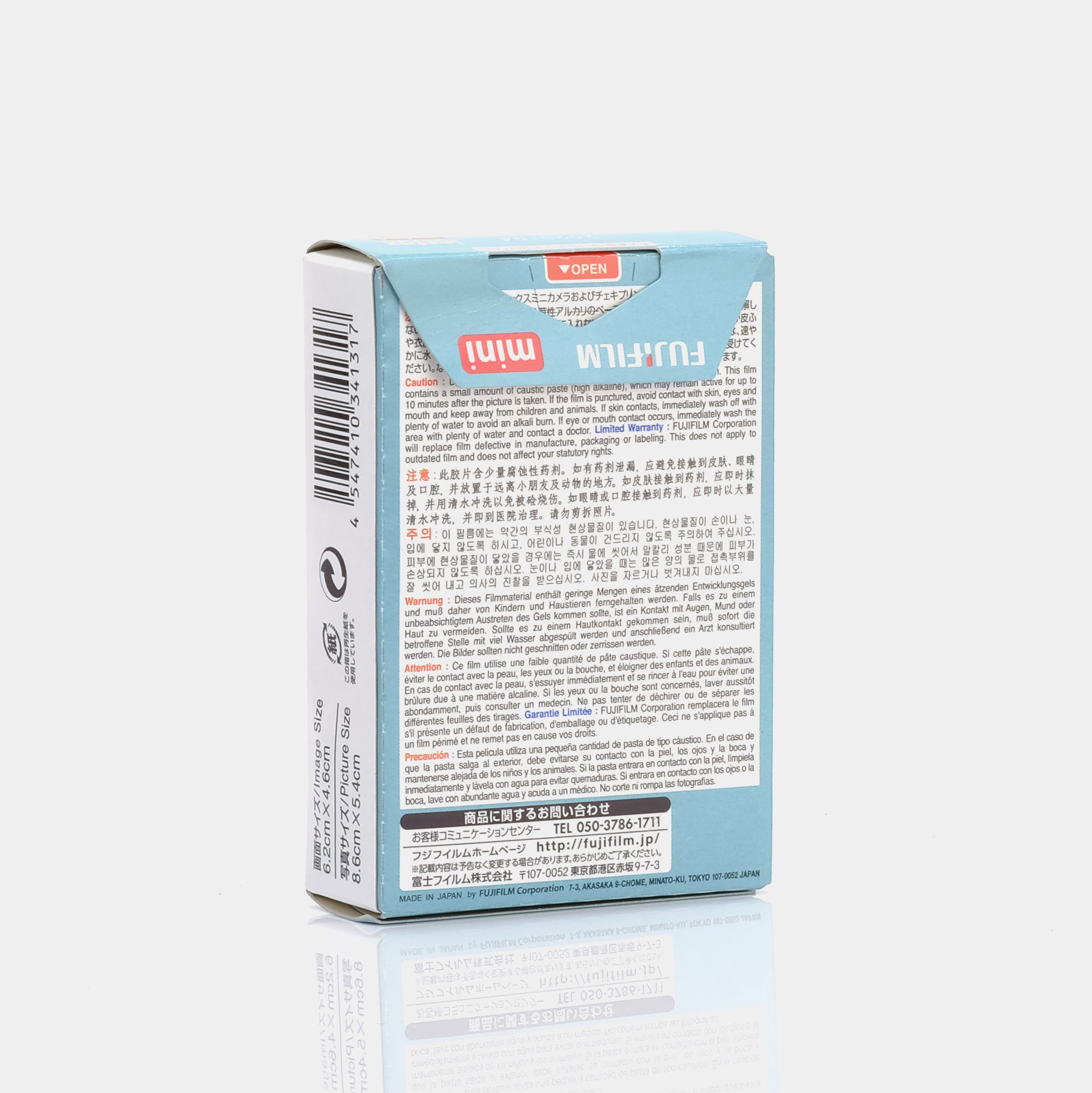 Fujifilm Instax Mini Sky Blue Instant Film