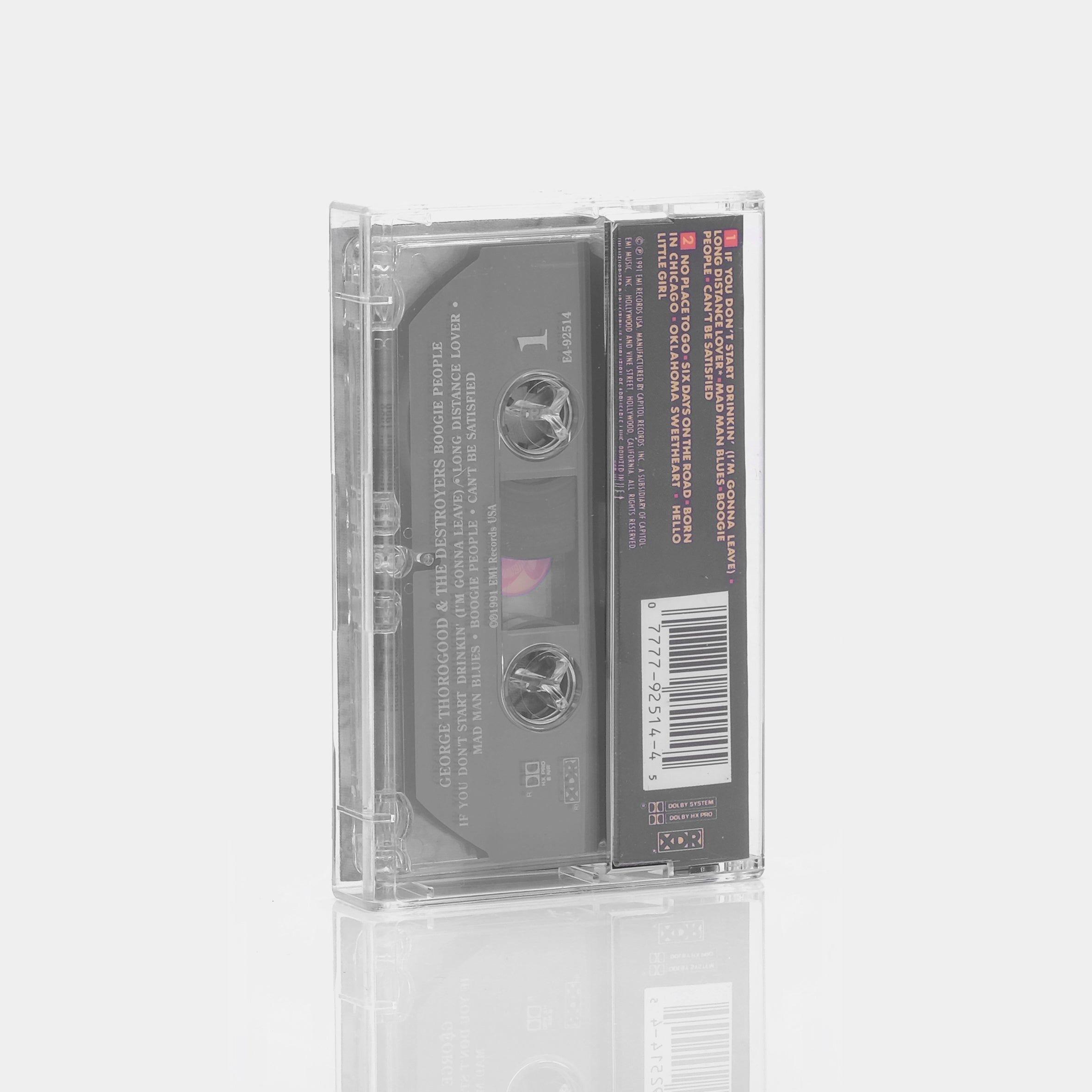 George Thorogood & The Destroyers - Boogie People Cassette Tape