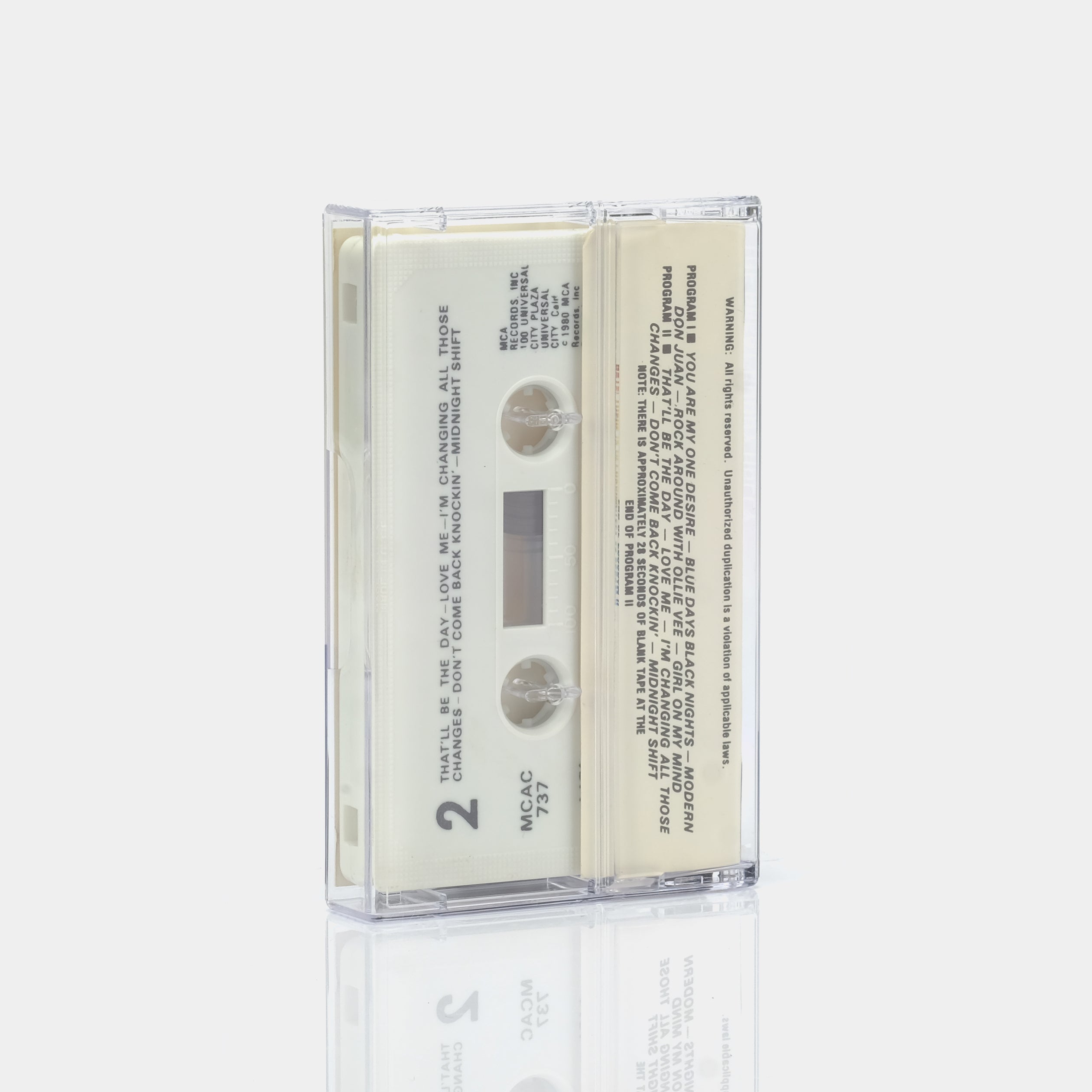 Buddy Holly - The Great Buddy Holly Cassette Tape