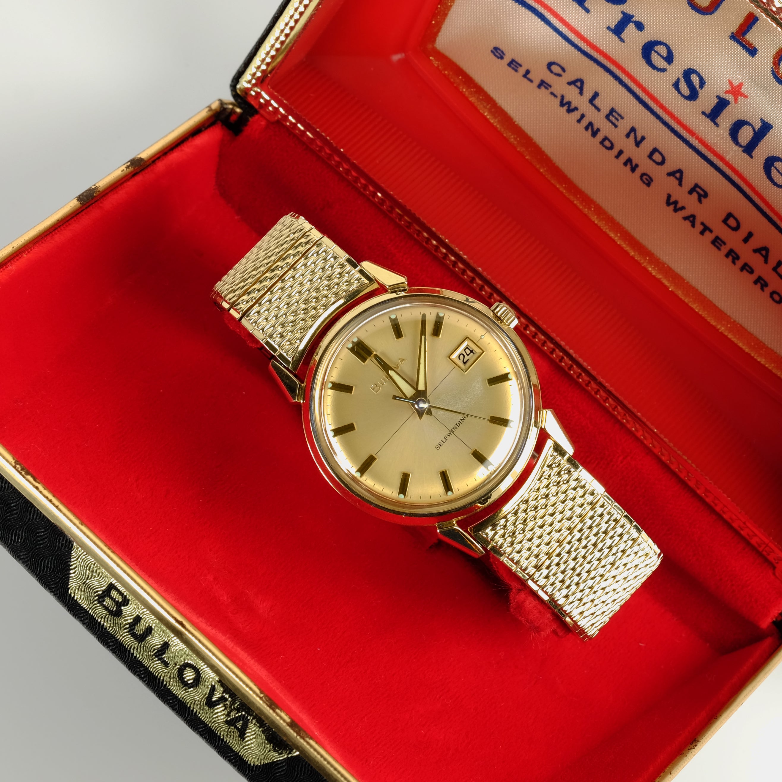 Bulova 1964 President "O" Circa 1964 Wristwatch