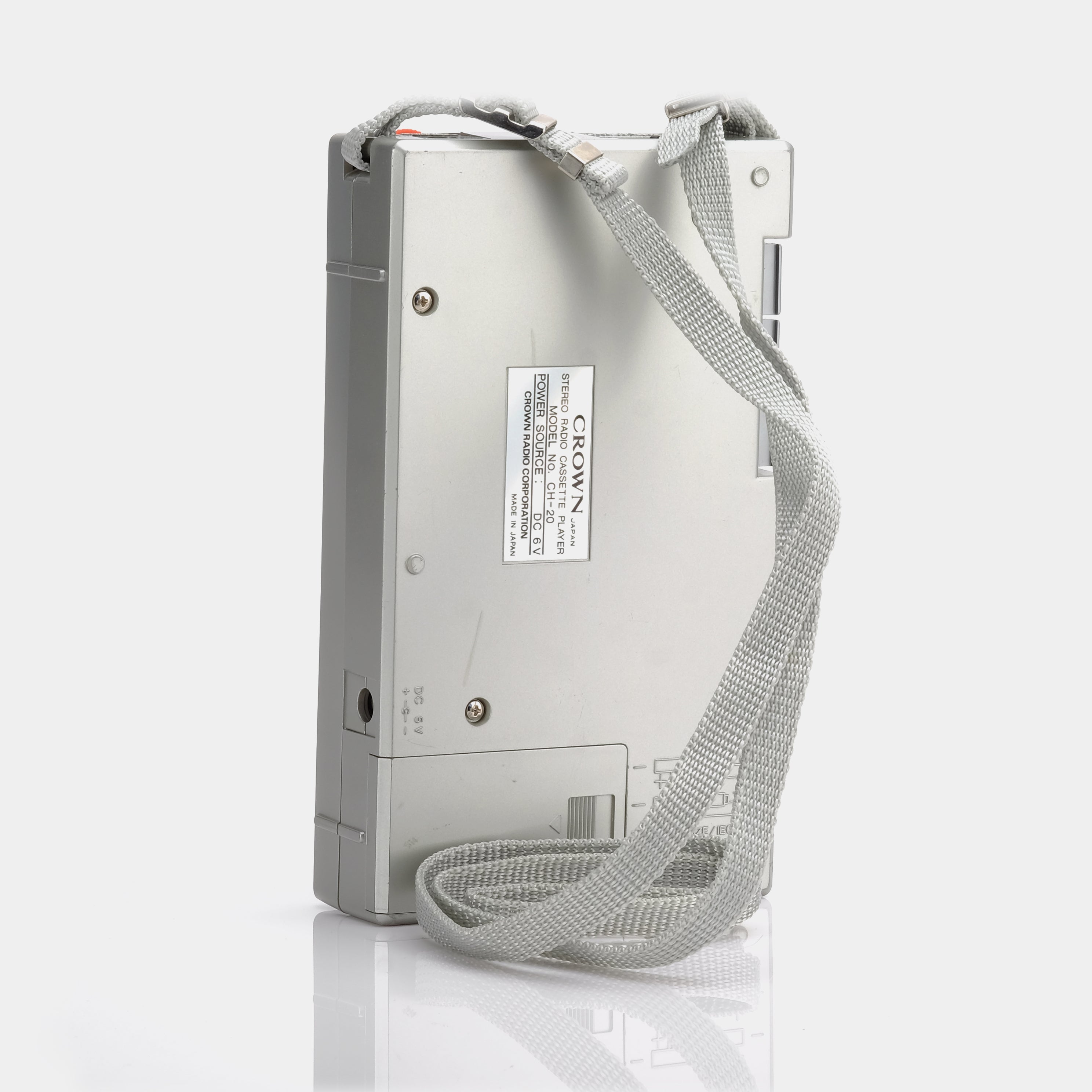 Crown CH-20 AM/FM Portable Cassette Player