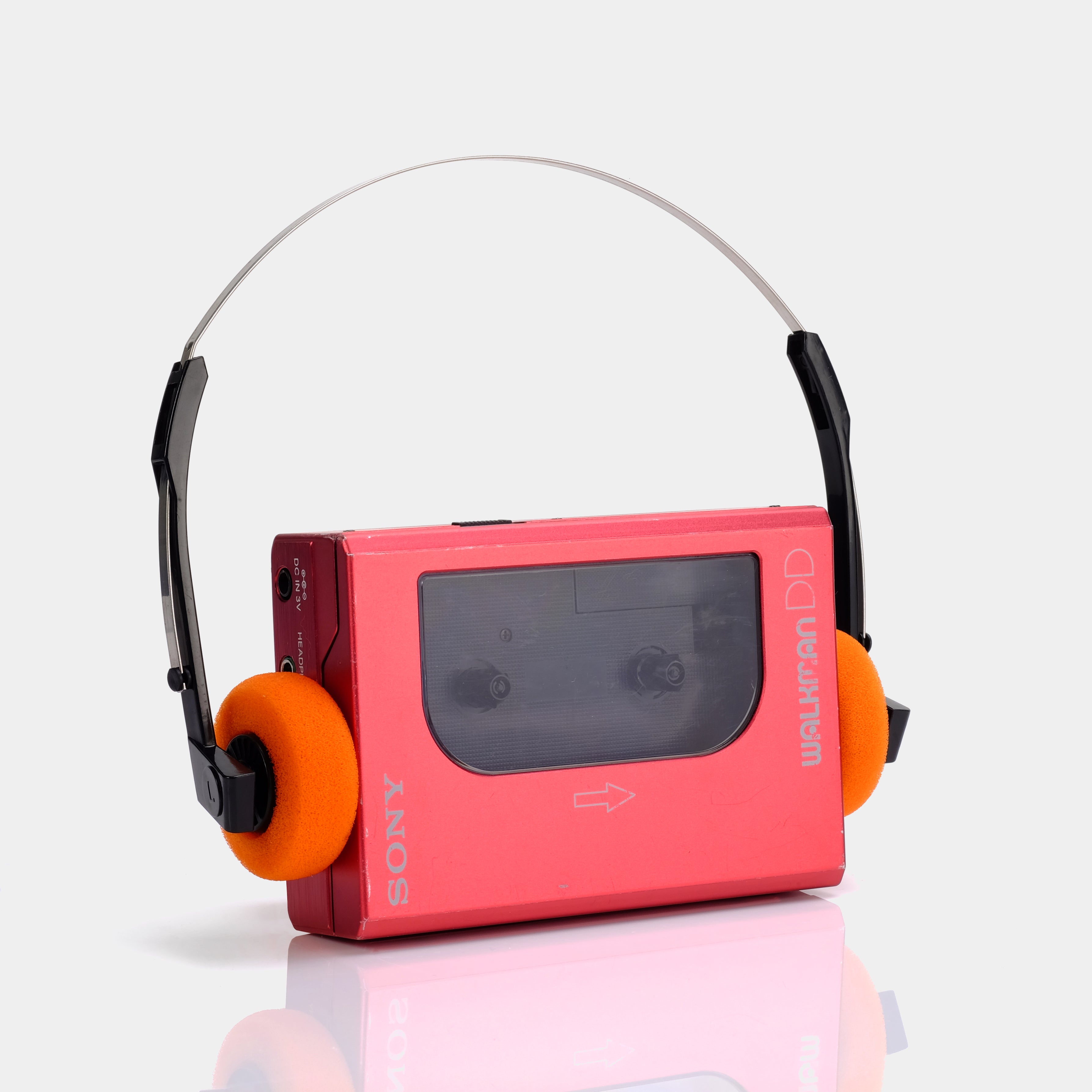 Sony Walkman WM-DD10 Red Portable Cassette Player