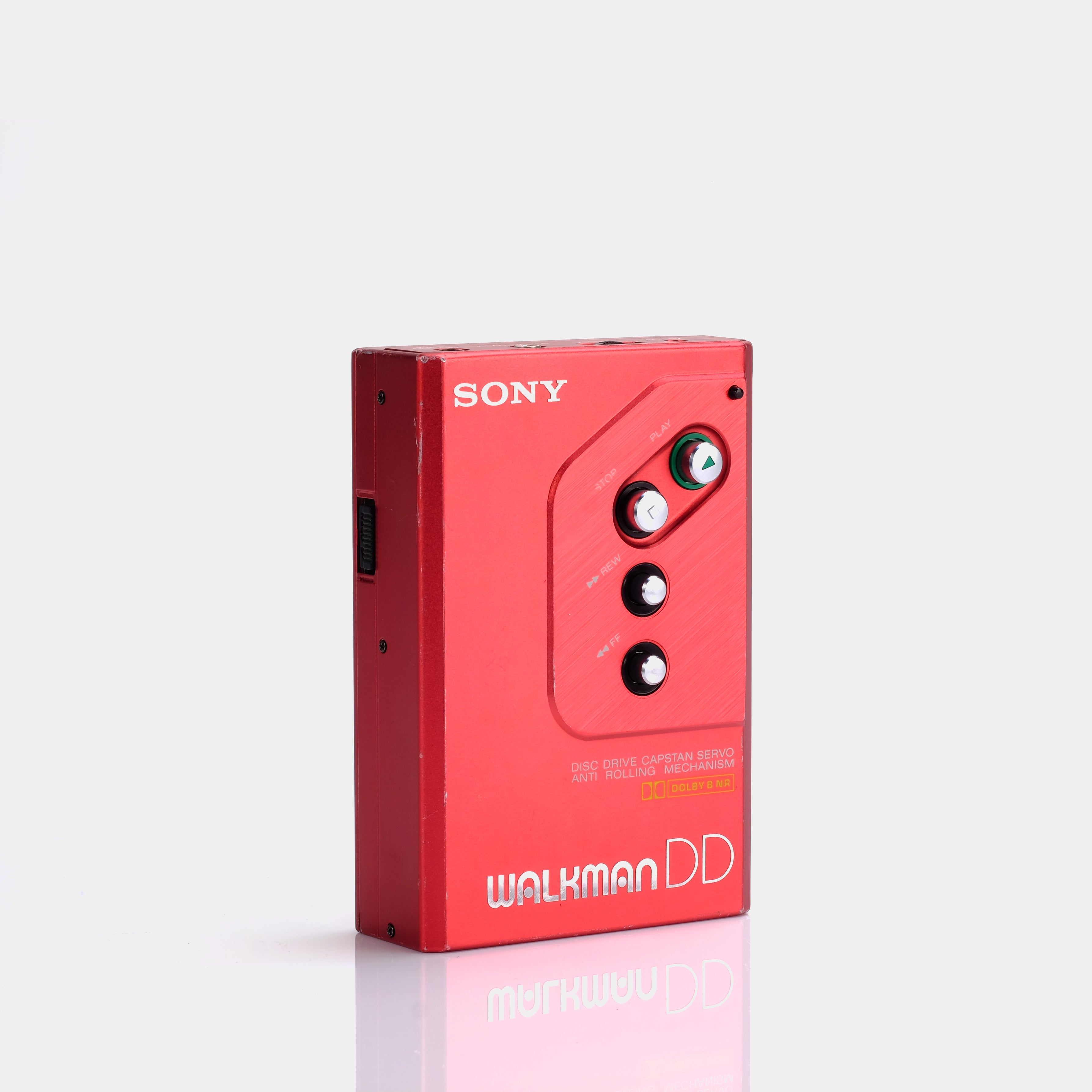 Sony Walkman WM-DD10 Red Portable Cassette Player