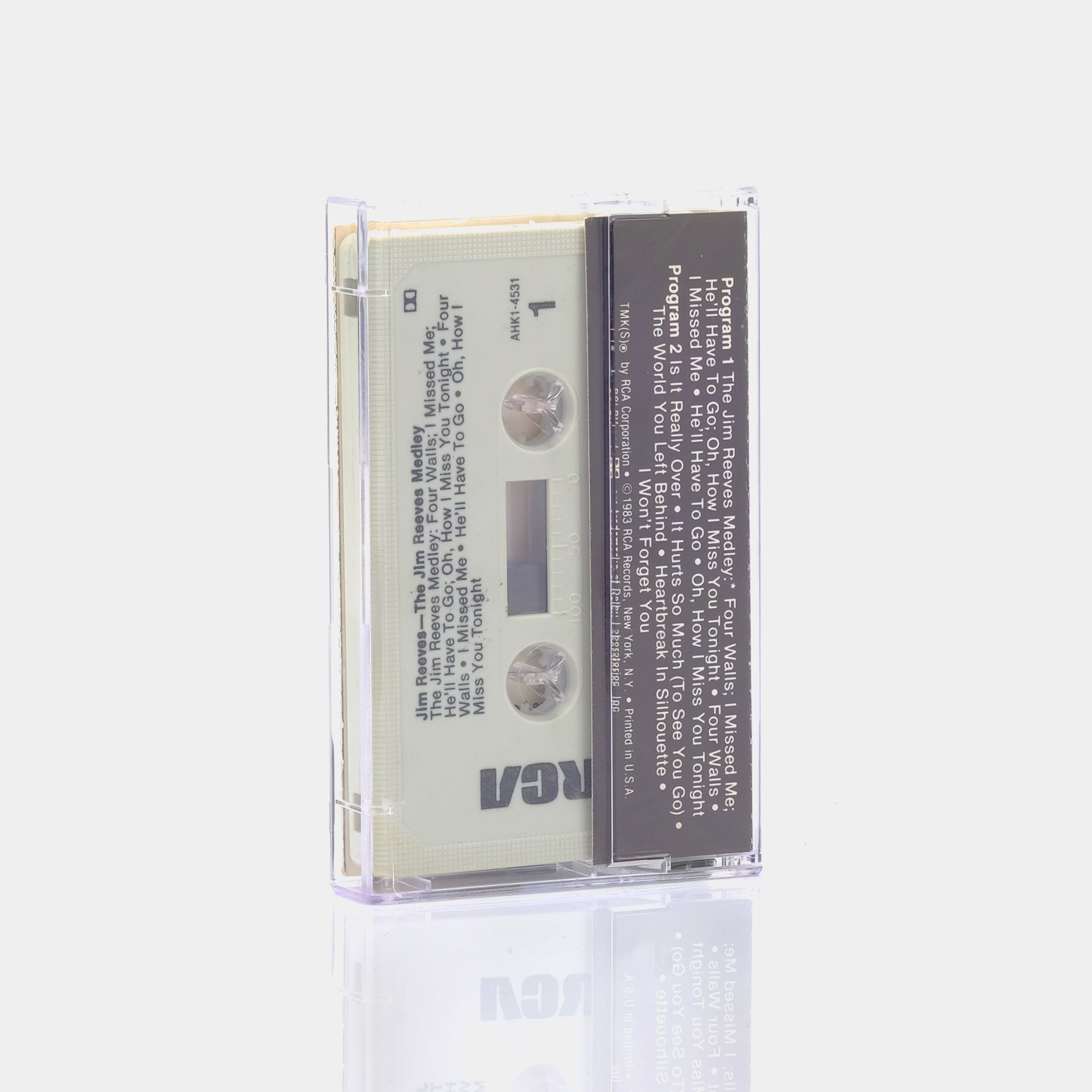 Jim Reeves - The Jim Reeves Medley Cassette Tape