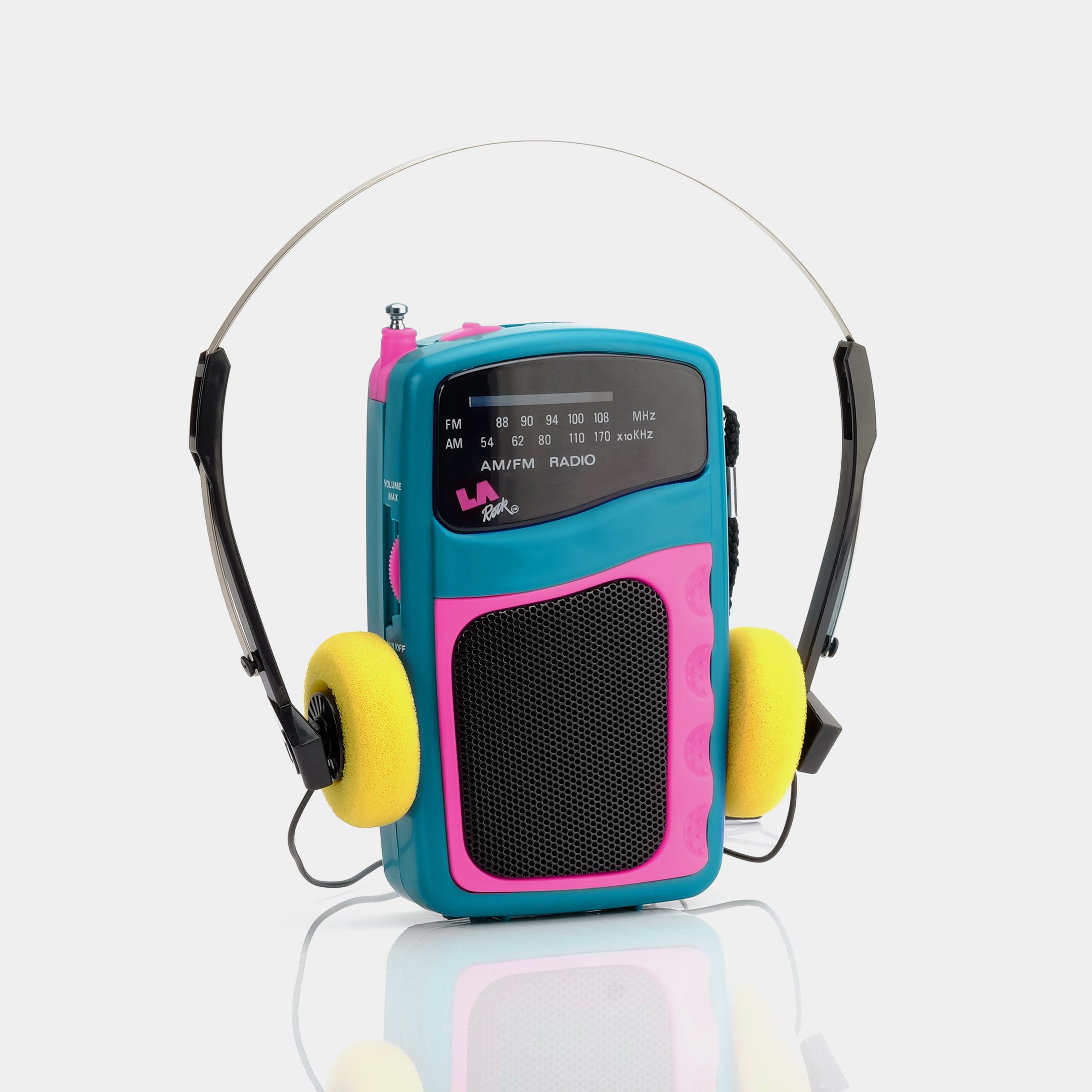 LA Rock AM/FM Portable Radio