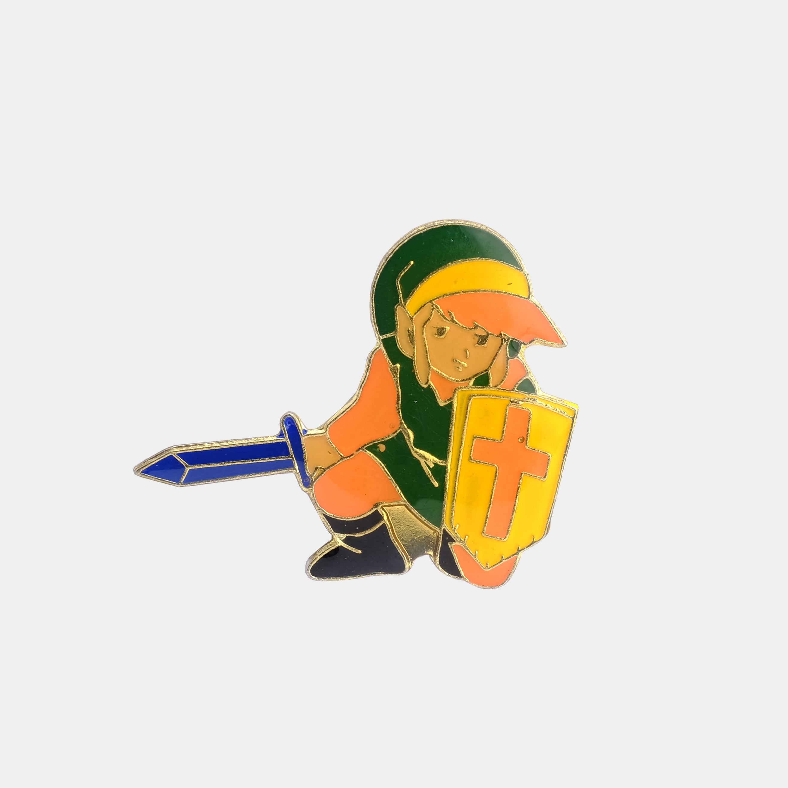Nintendo Link Legend of Zelda 1988 Vintage Enamel Pin