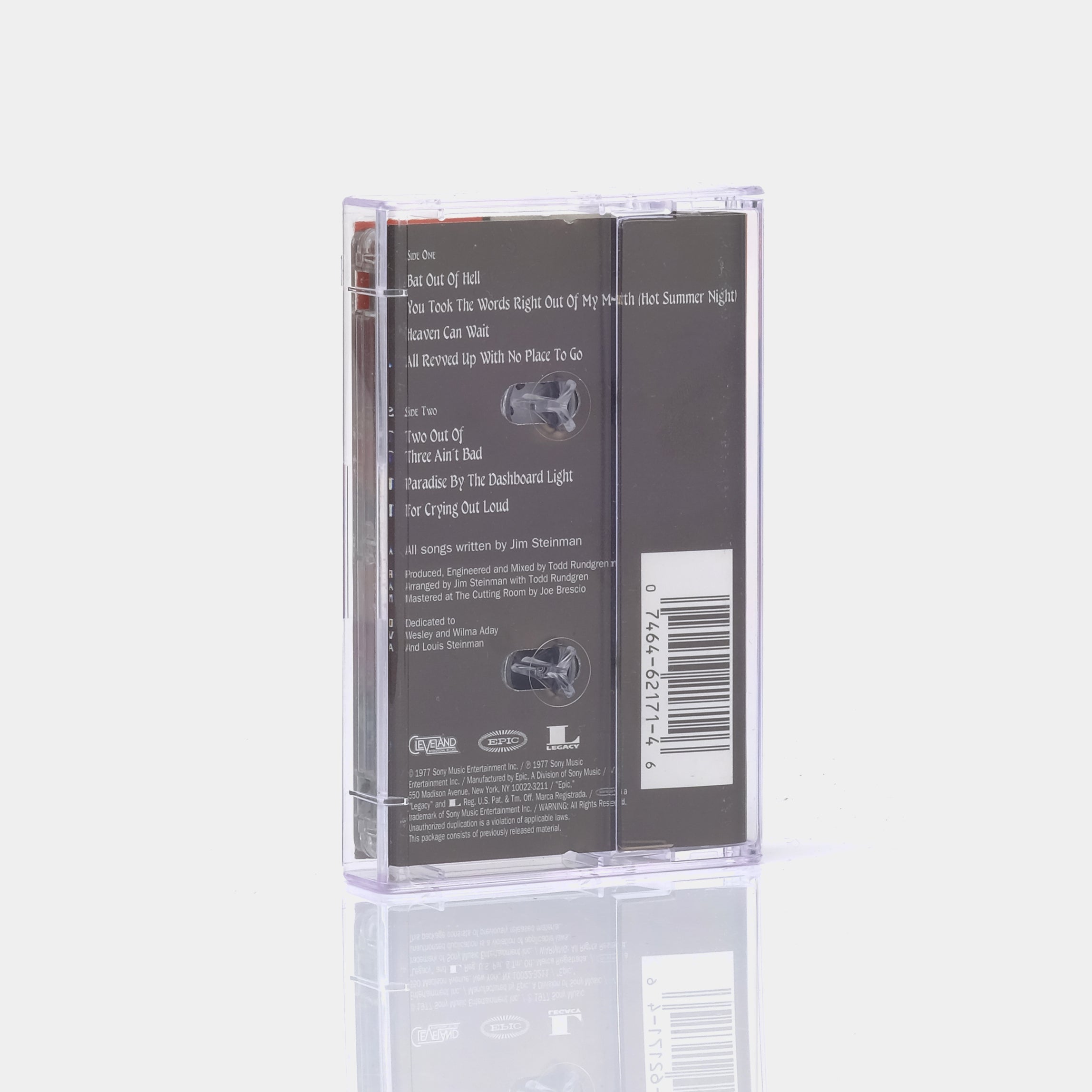 Meat Loaf - Bat Out Of Hell Cassette Tape