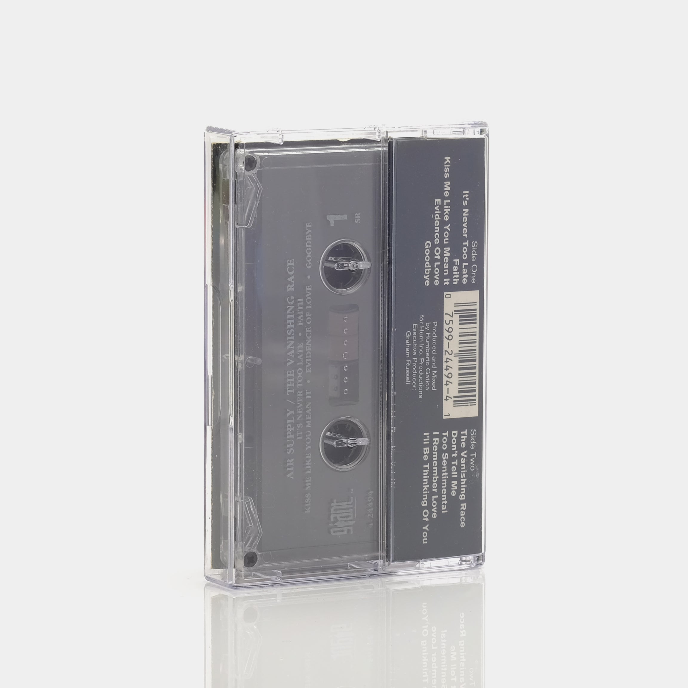 Air Supply - The Vanishing Race Cassette Tape