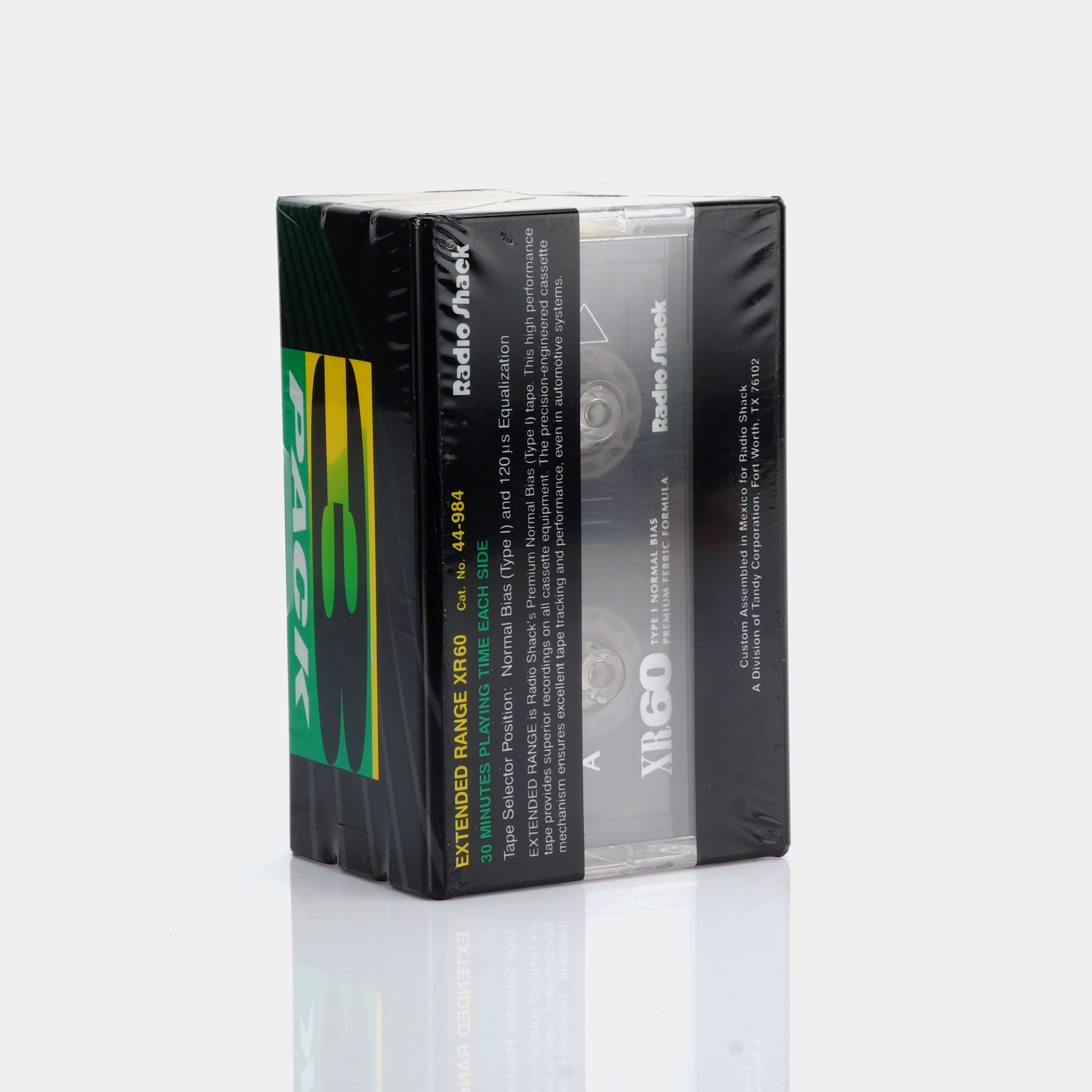 Radio Shack XR 60 Type I 60 Min Blank Cassette Tapes (3 Pack)