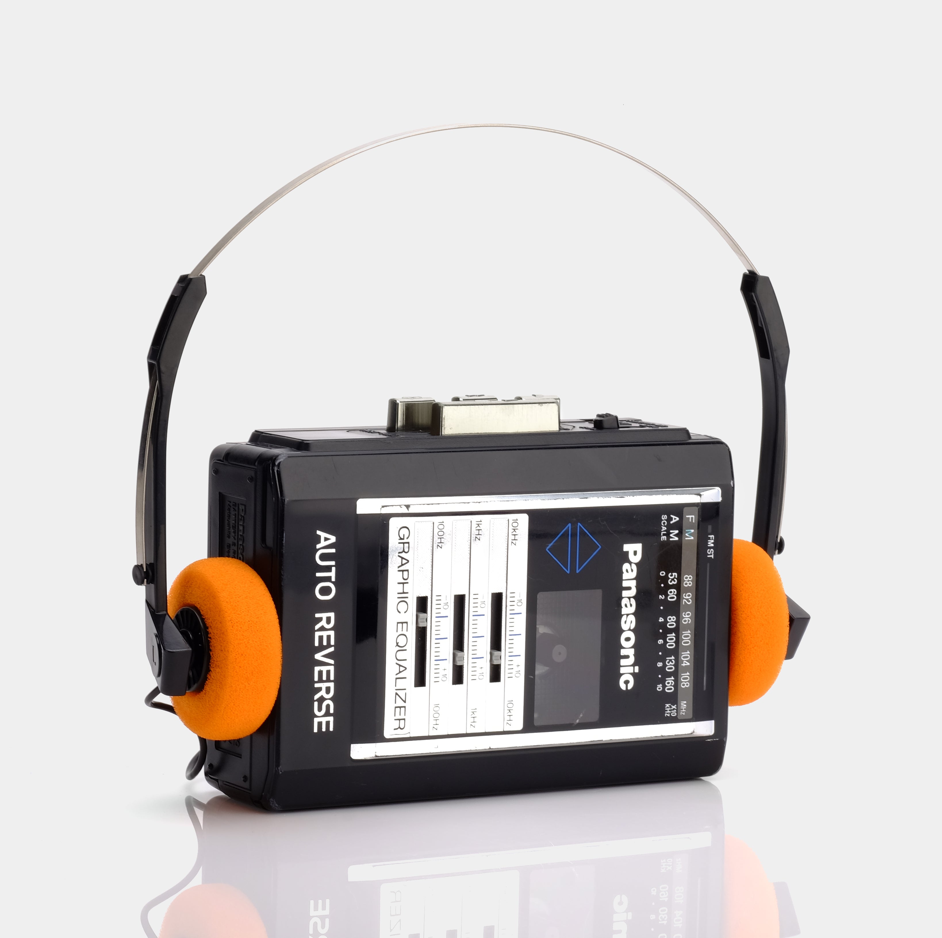 Panasonic RQ-V150 Auto Reverse AM/FM Portable Cassette Player