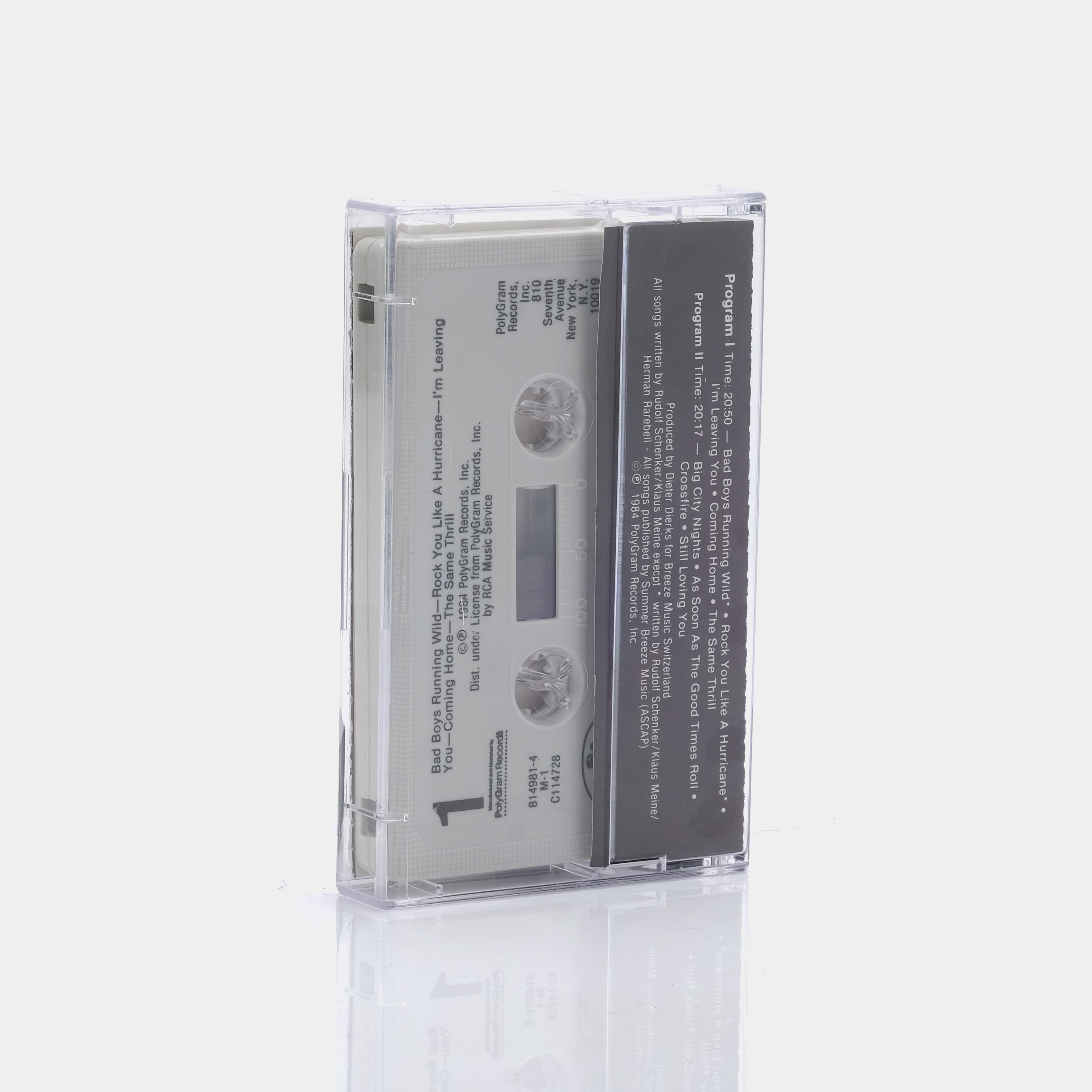 Scorpions - Love at First Sting Cassette Tape