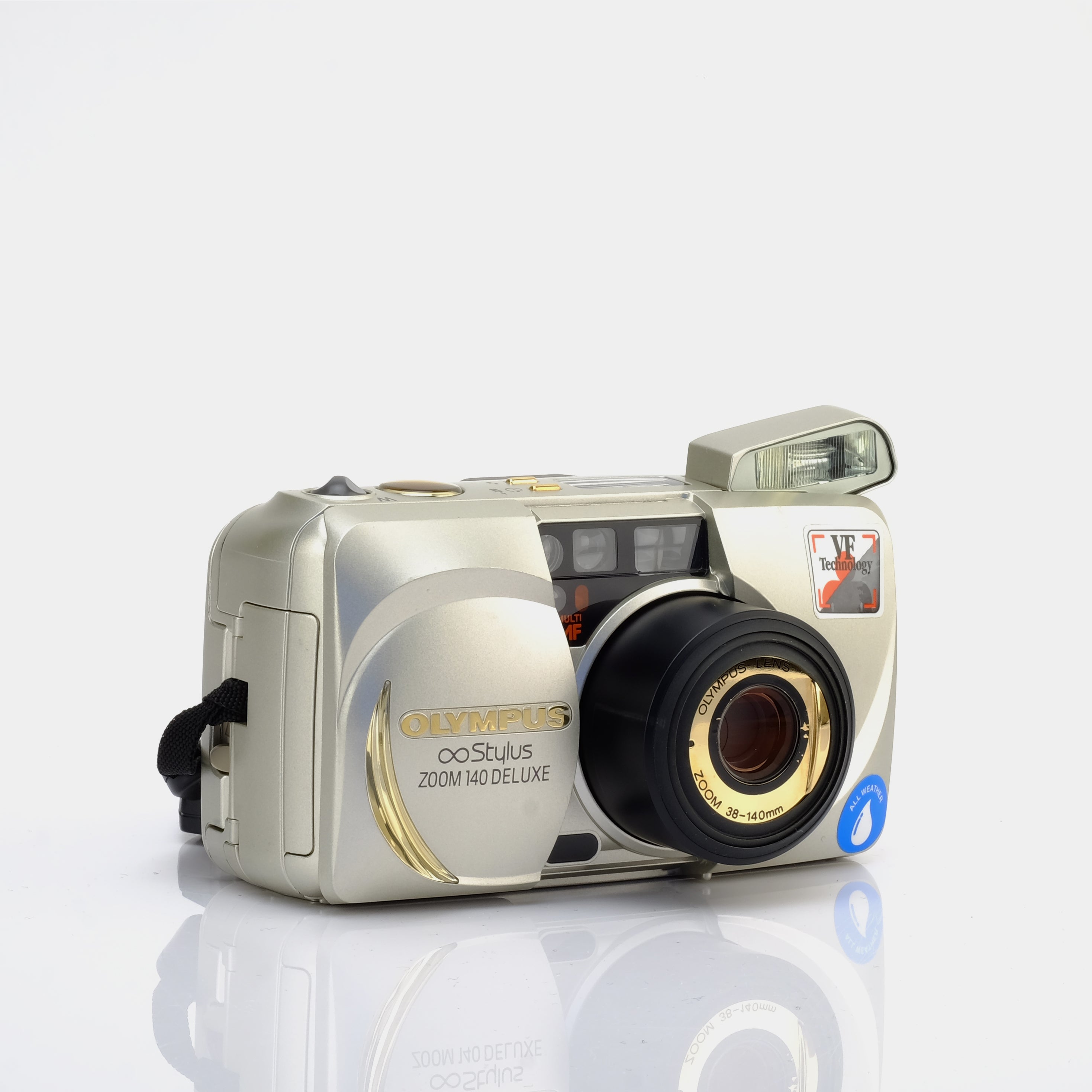 Olympus ∞ Infinity Stylus Zoom 140 Deluxe 35mm Point and Shoot Film Camera