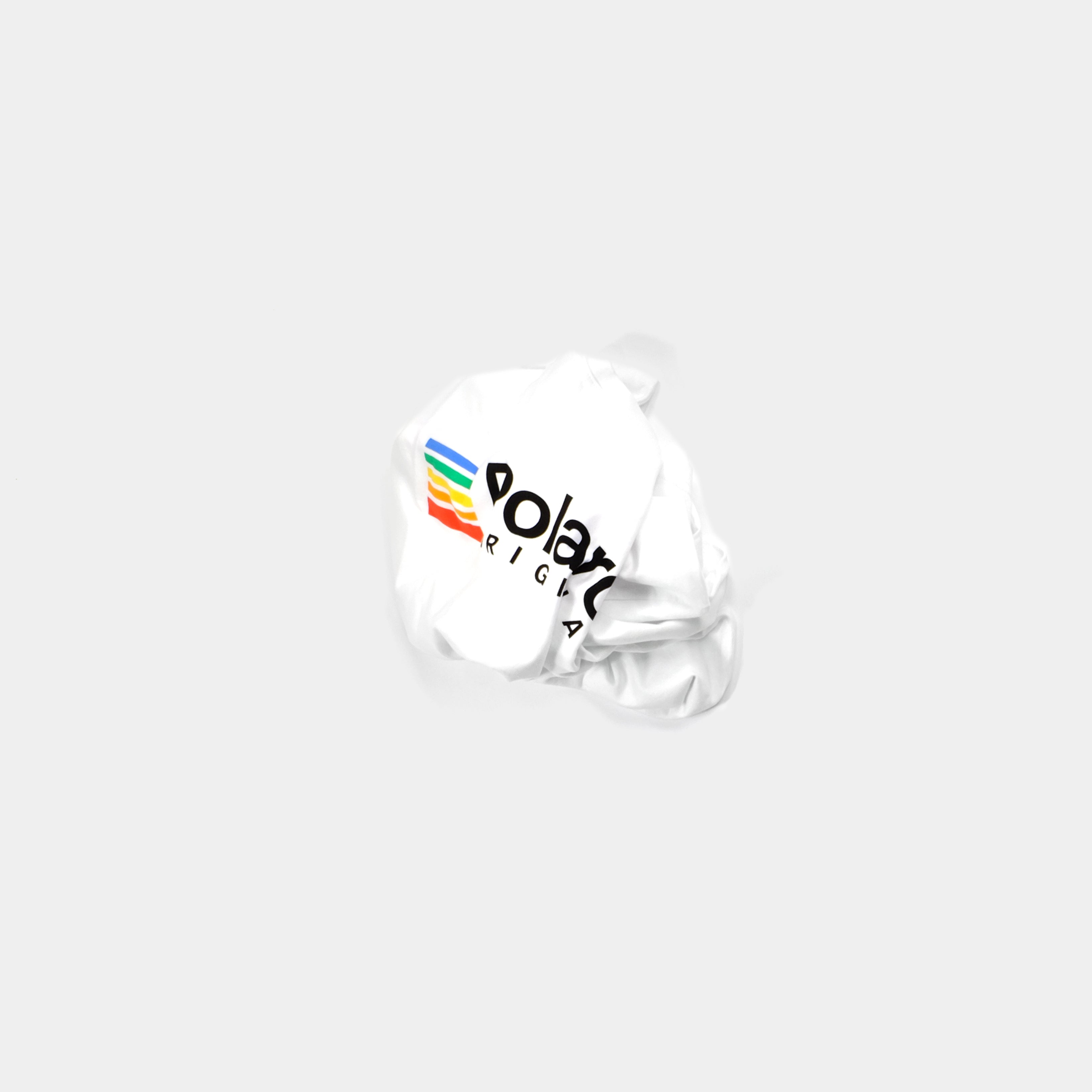Polaroid Originals White and Rainbow Logo T-Shirt