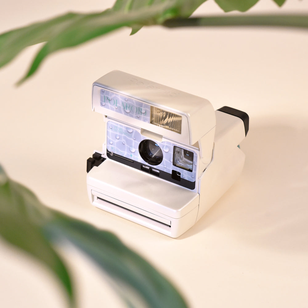 A Revitalizing and Rejuvenated Polaroid 600 Camera with a Pearlescent Luster