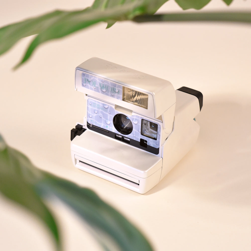 A Revitalizing and Rejuvenated Polaroid 600 Camera with a Pearlescent