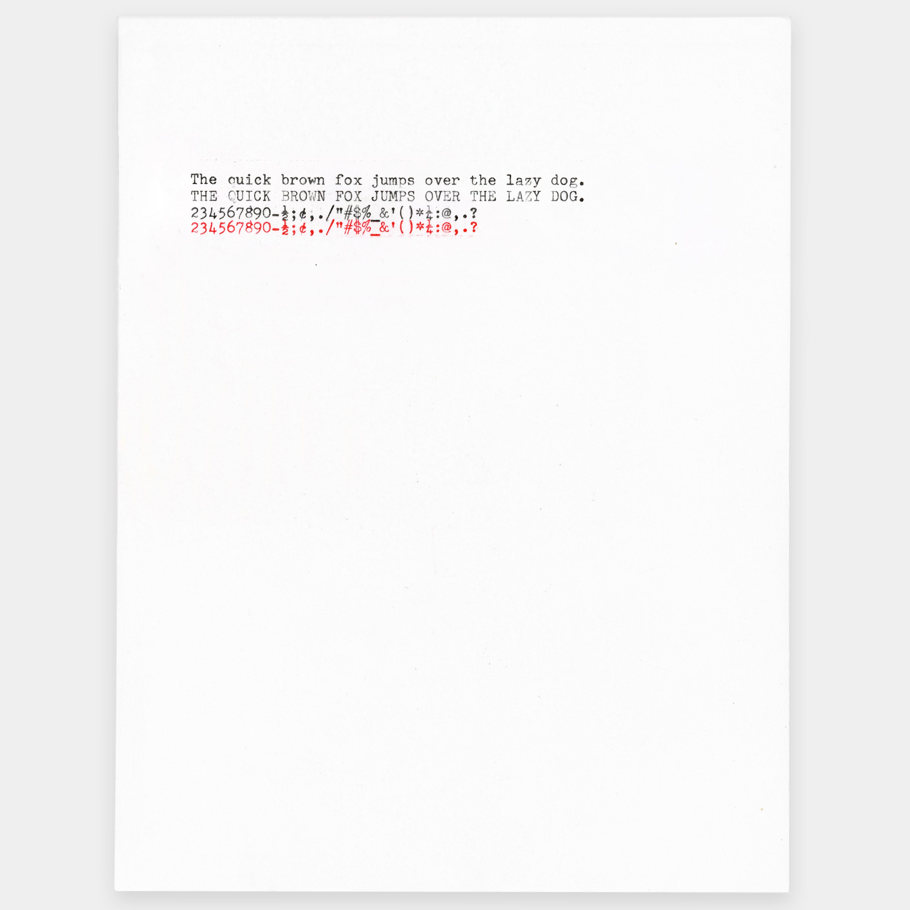 Underwood Finger Elite Dark Grey Manual Typewriter and Case