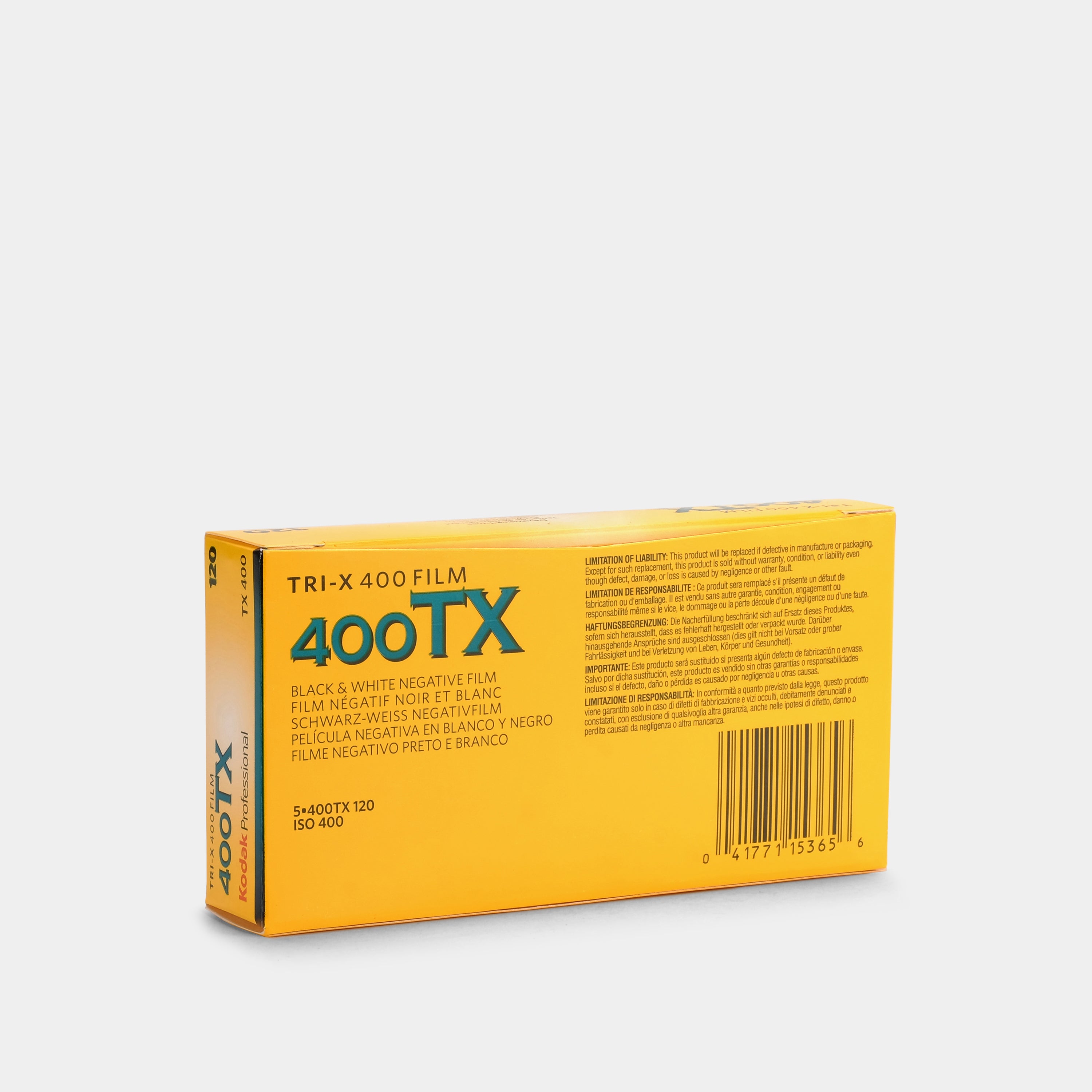 Kodak Professional TRI-X 400 Black and White 120 Film - 5 Pack