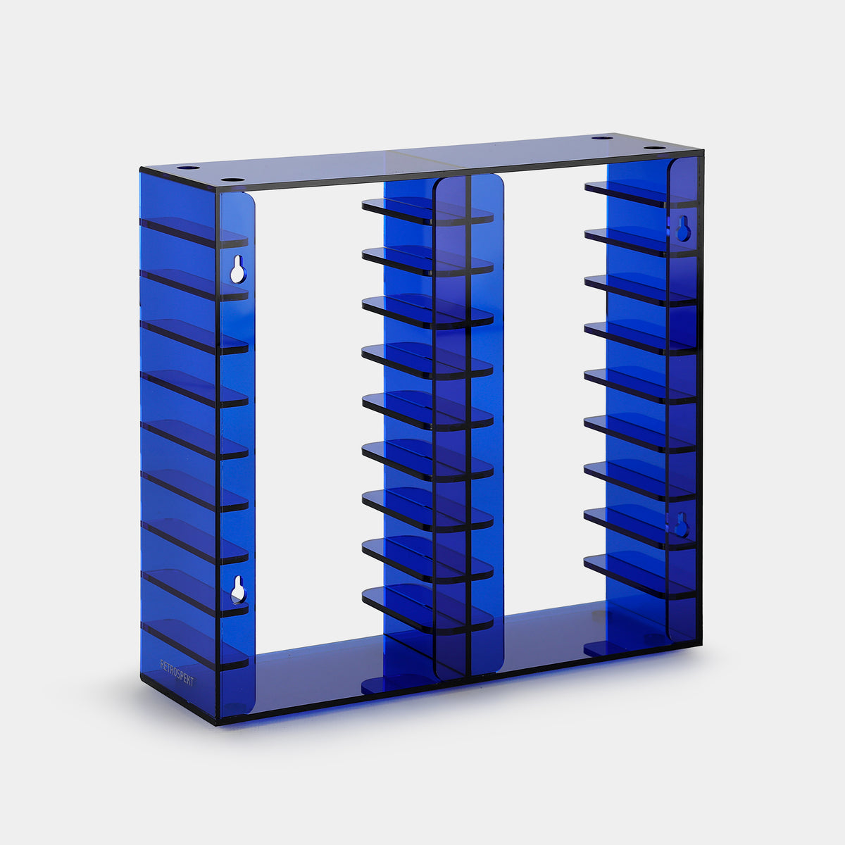 Acrylic Cassette Tape Storage Rack for 20 Cassettes