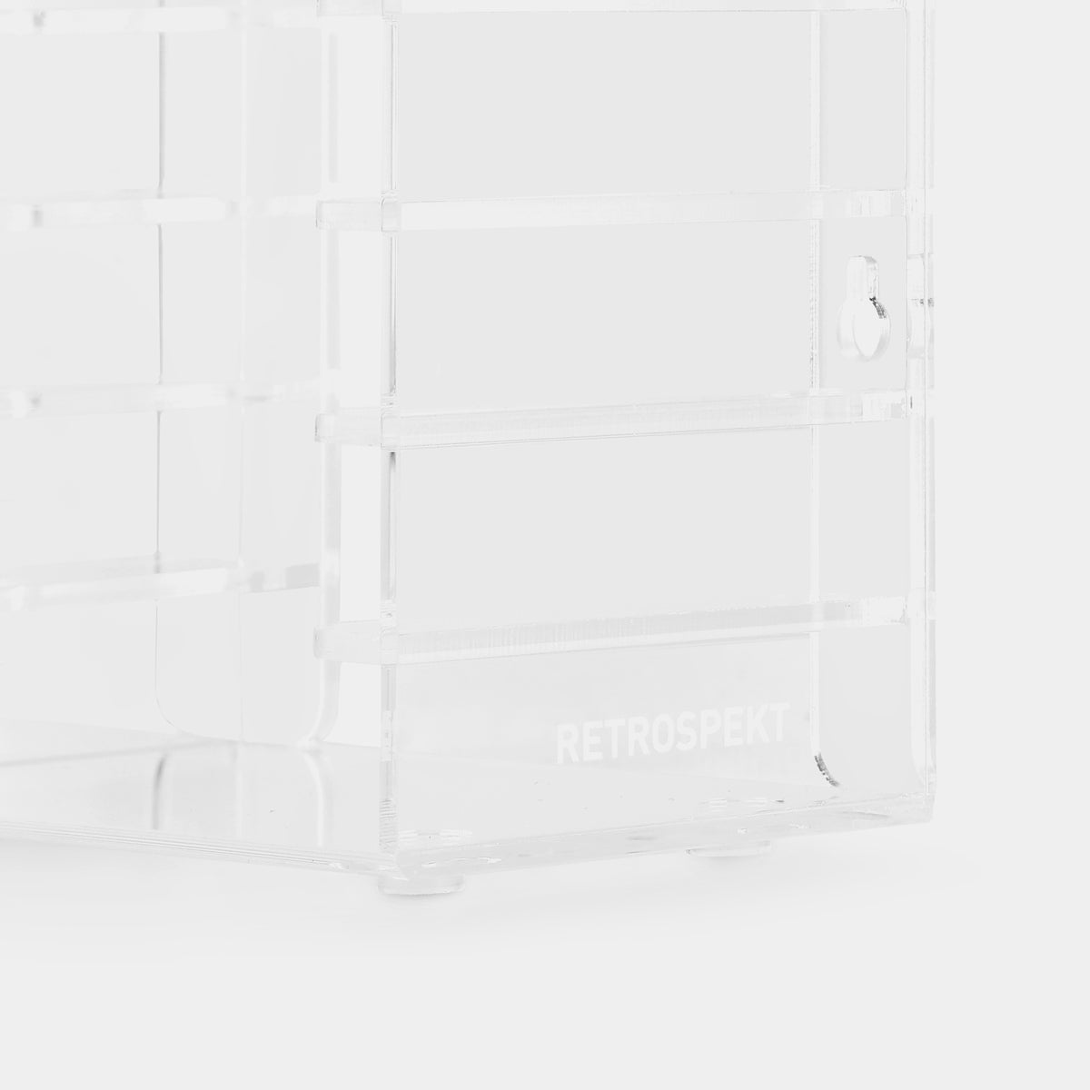 Acrylic Cassette Tape Storage Rack for 20 Cassettes
