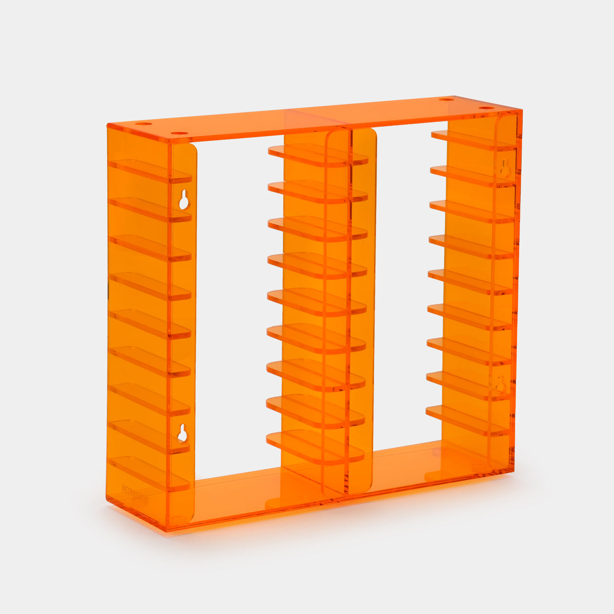 Color Tape Rack Acrylic Cassette Tape Storage Rack for 20 Cassettes