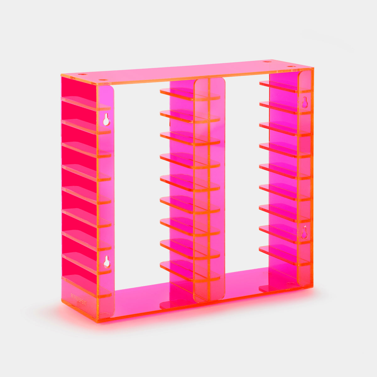 Acrylic Cassette Tape Storage Rack for 20 Cassettes