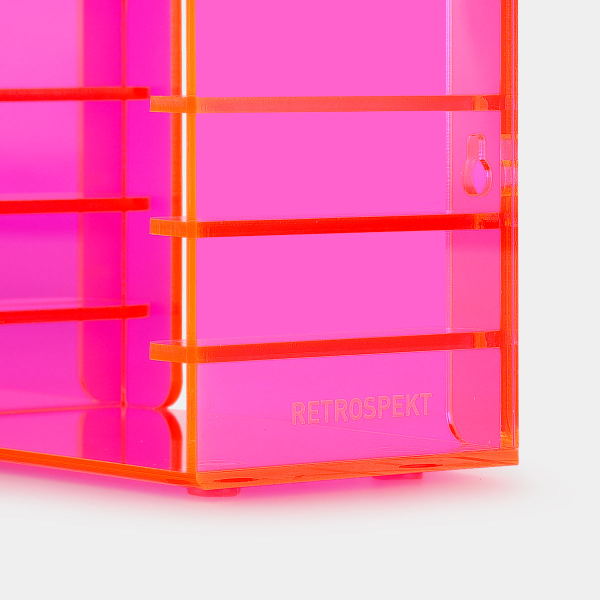 Acrylic Cassette Tape Storage Rack for 20 Cassettes