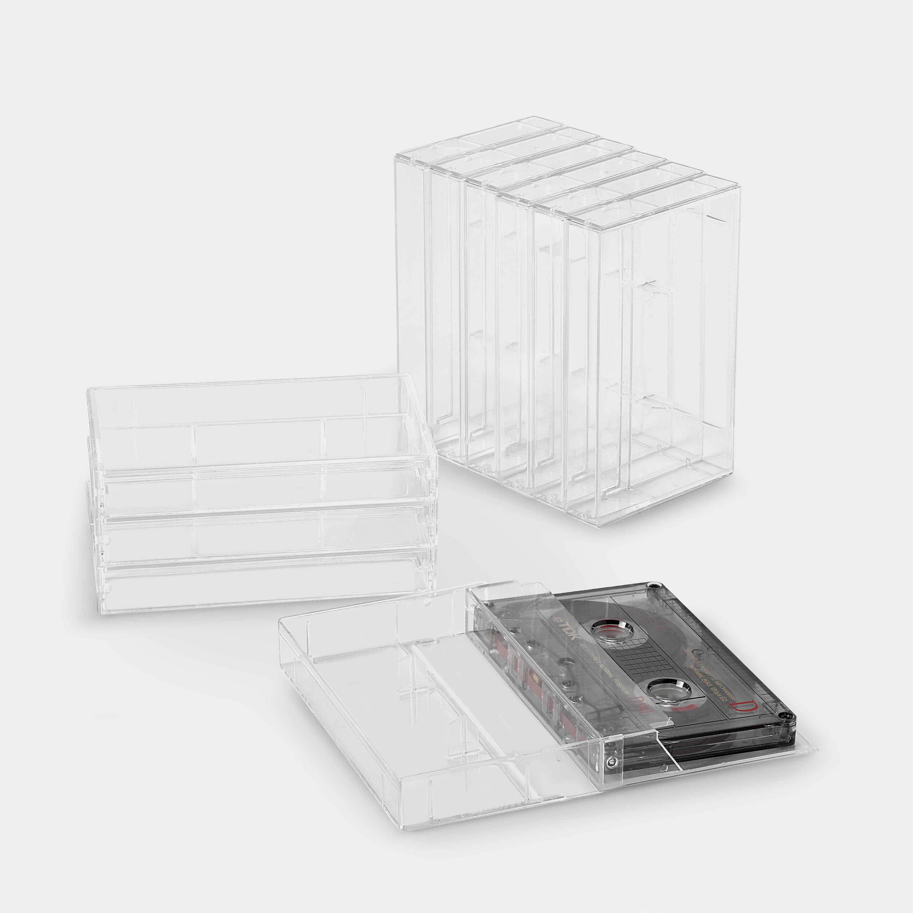 Replacement Acrylic Cassette Jewel Cases (10-Pack)