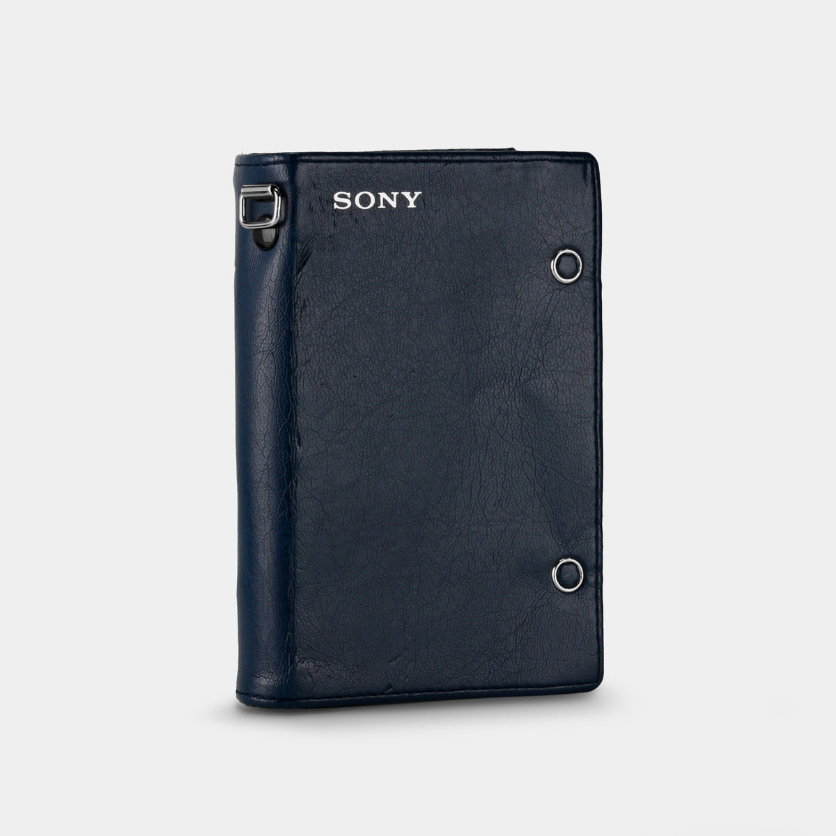 Sony TPS-L2 Blue Leather Portable Cassette Player Case with Strap