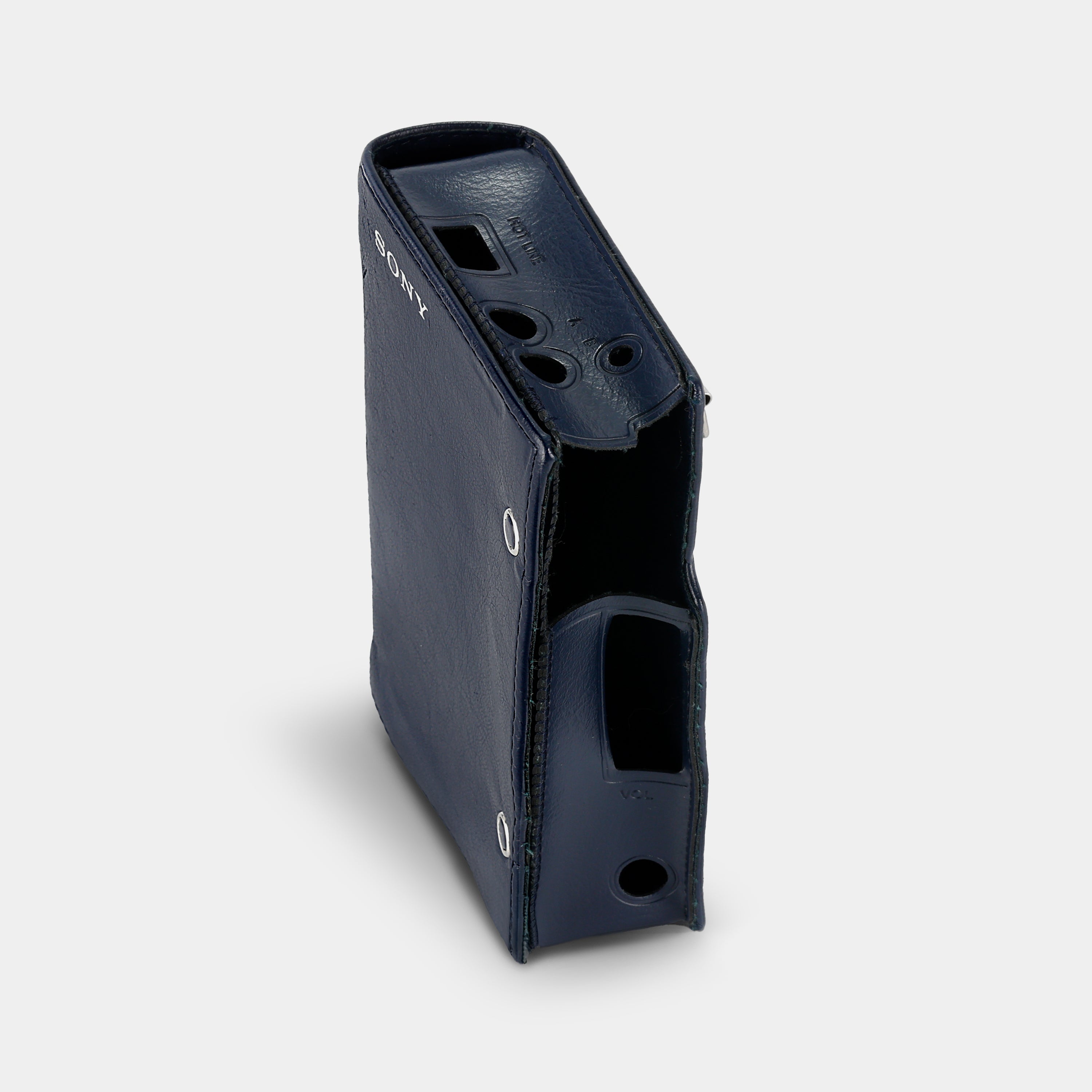 Sony TPS-L2 Blue Leather Portable Cassette Player Case with Strap