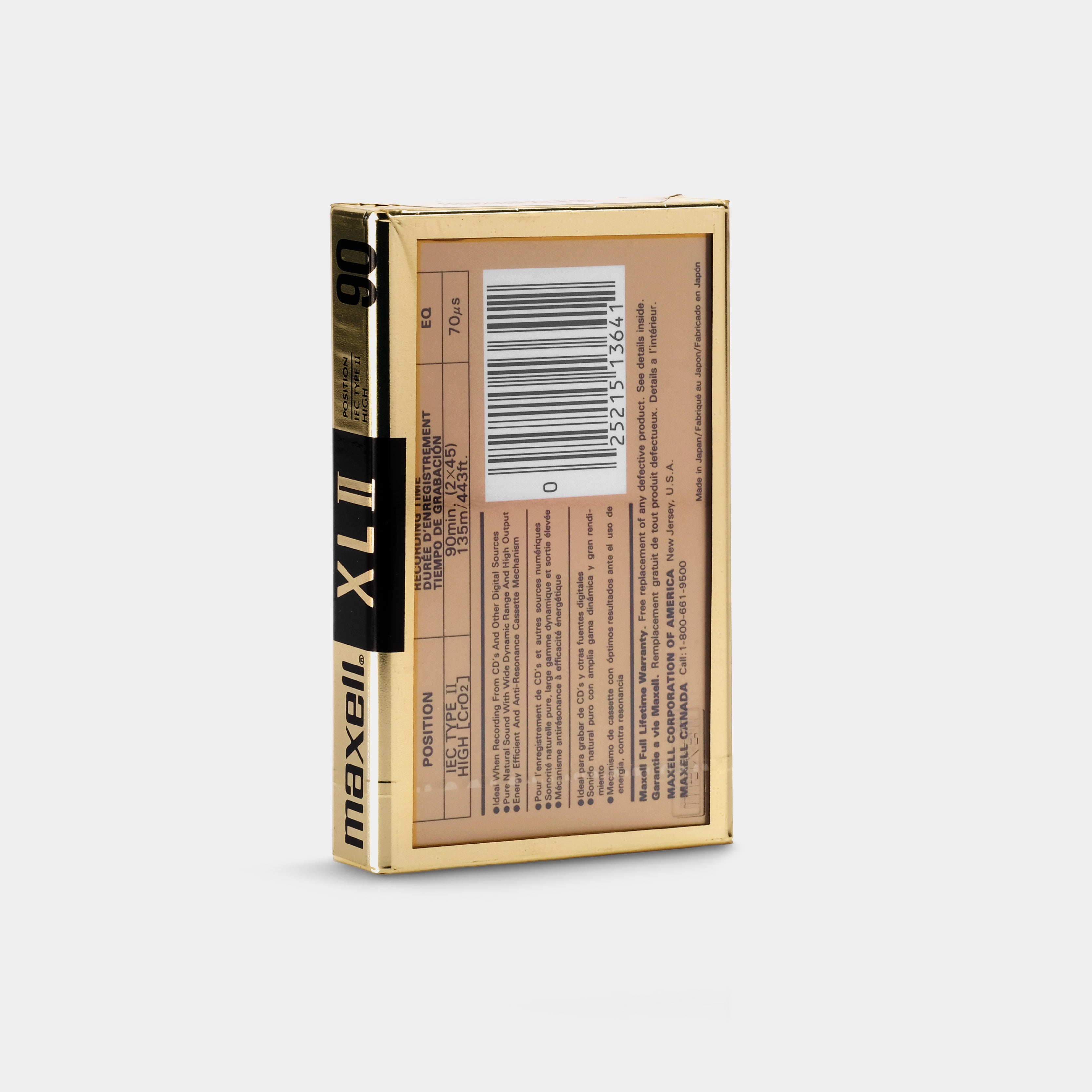 Maxell XLII 90 Type II 90 Min Blank Cassette Tape – Retrospekt