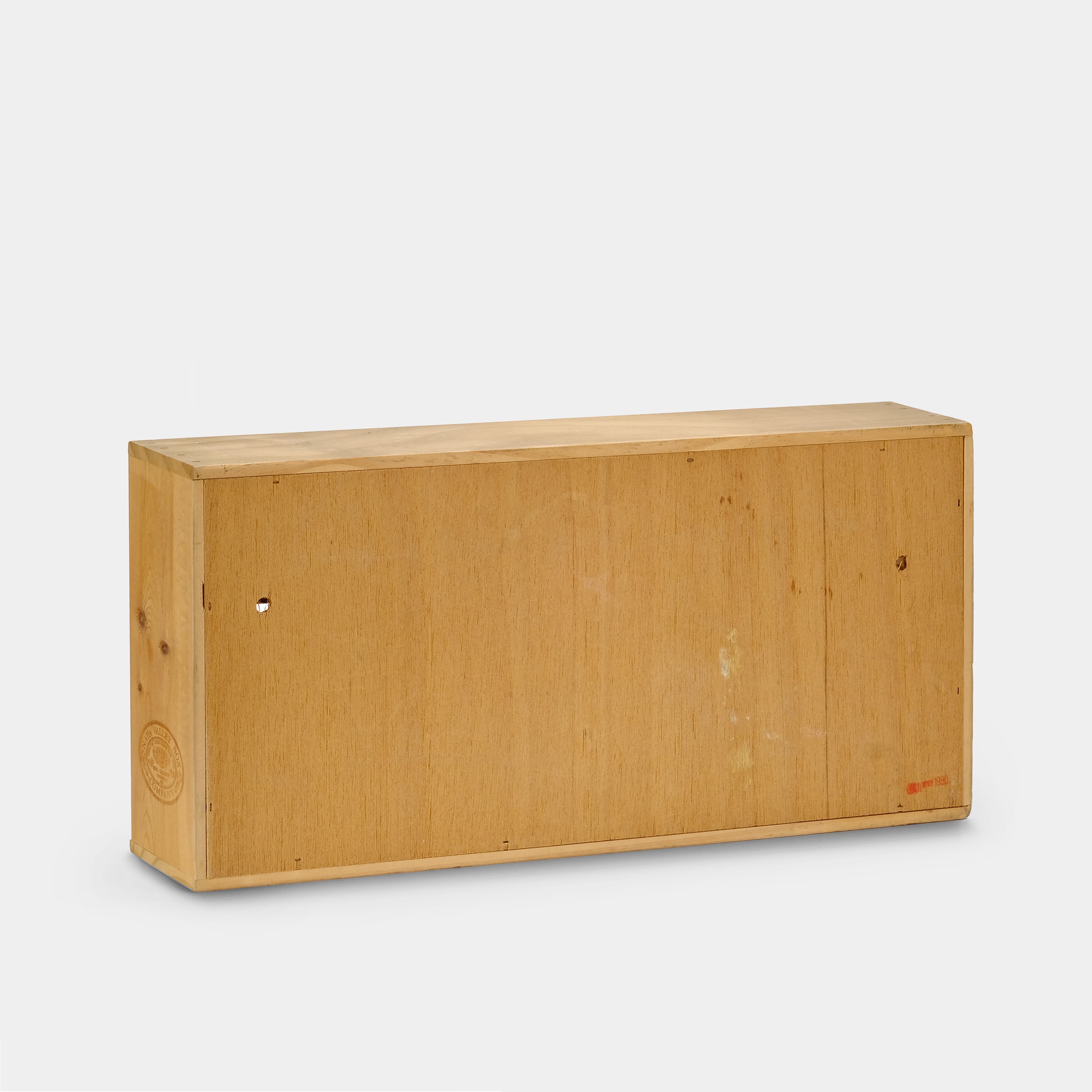 Napa Valley Box Company Wood Cassette Storage Shelf for 36