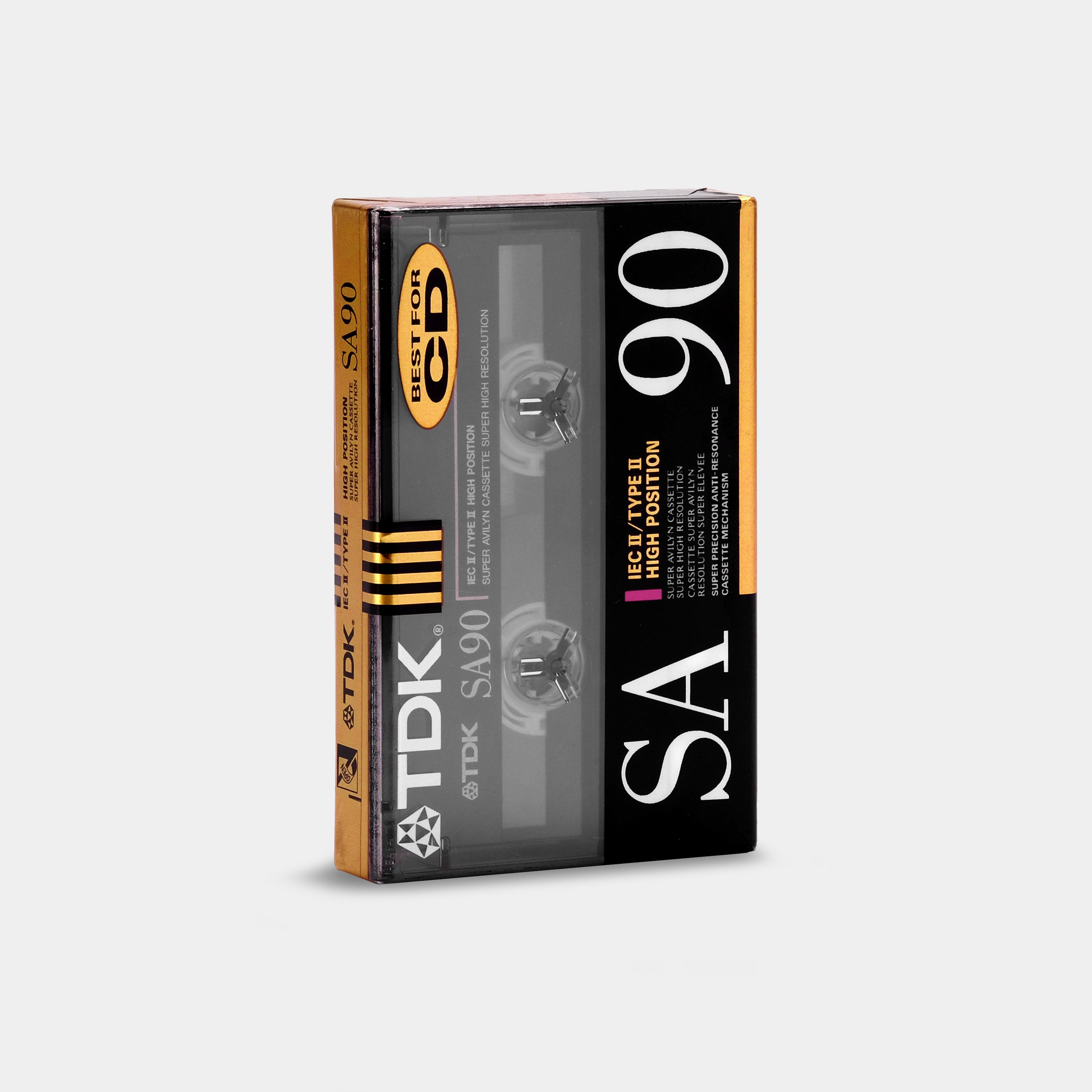 TDK SA90 Type II 90 Min Blank Cassette Tape