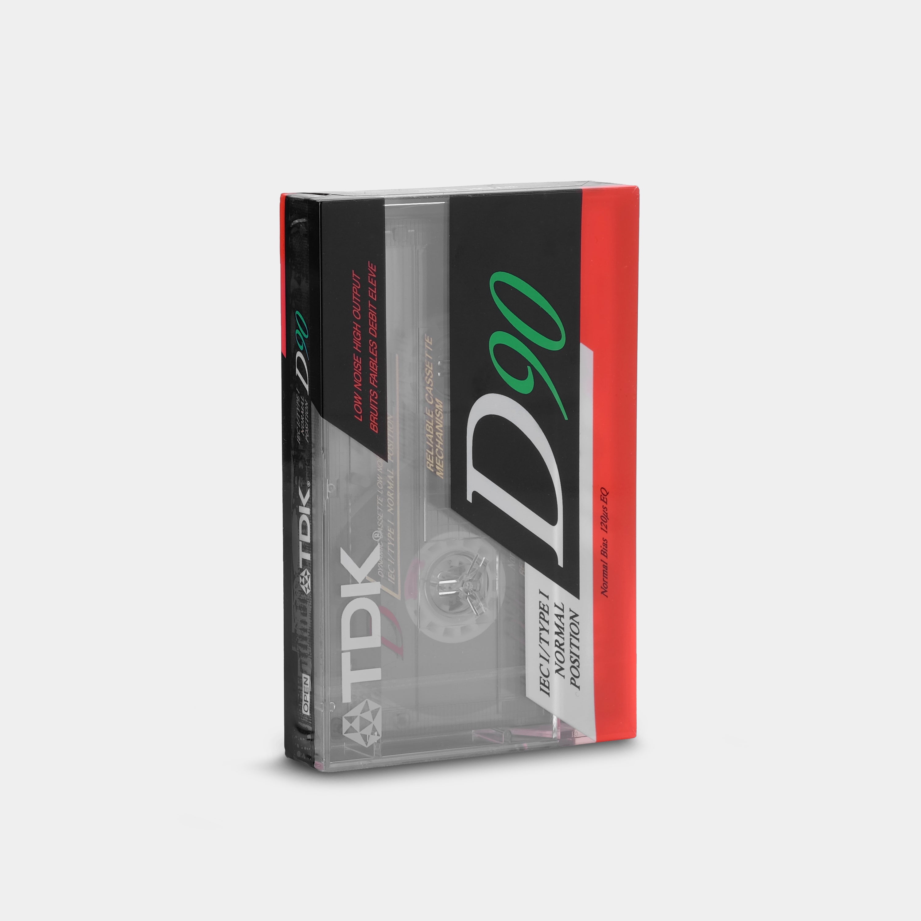 TDK D90 Type I 90 Min Blank Cassette Tape