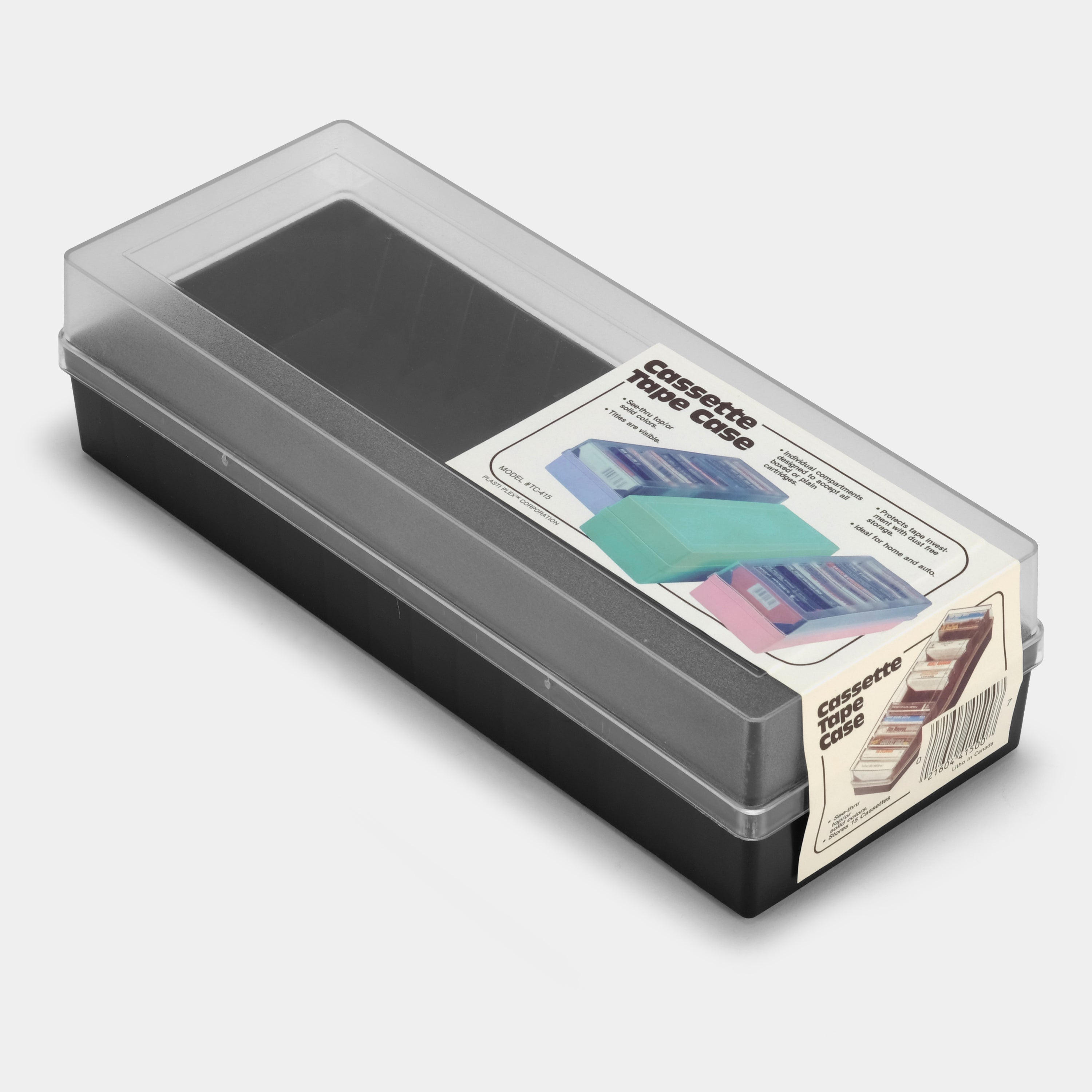 Plasti Plex Cassette Tape Case Storage