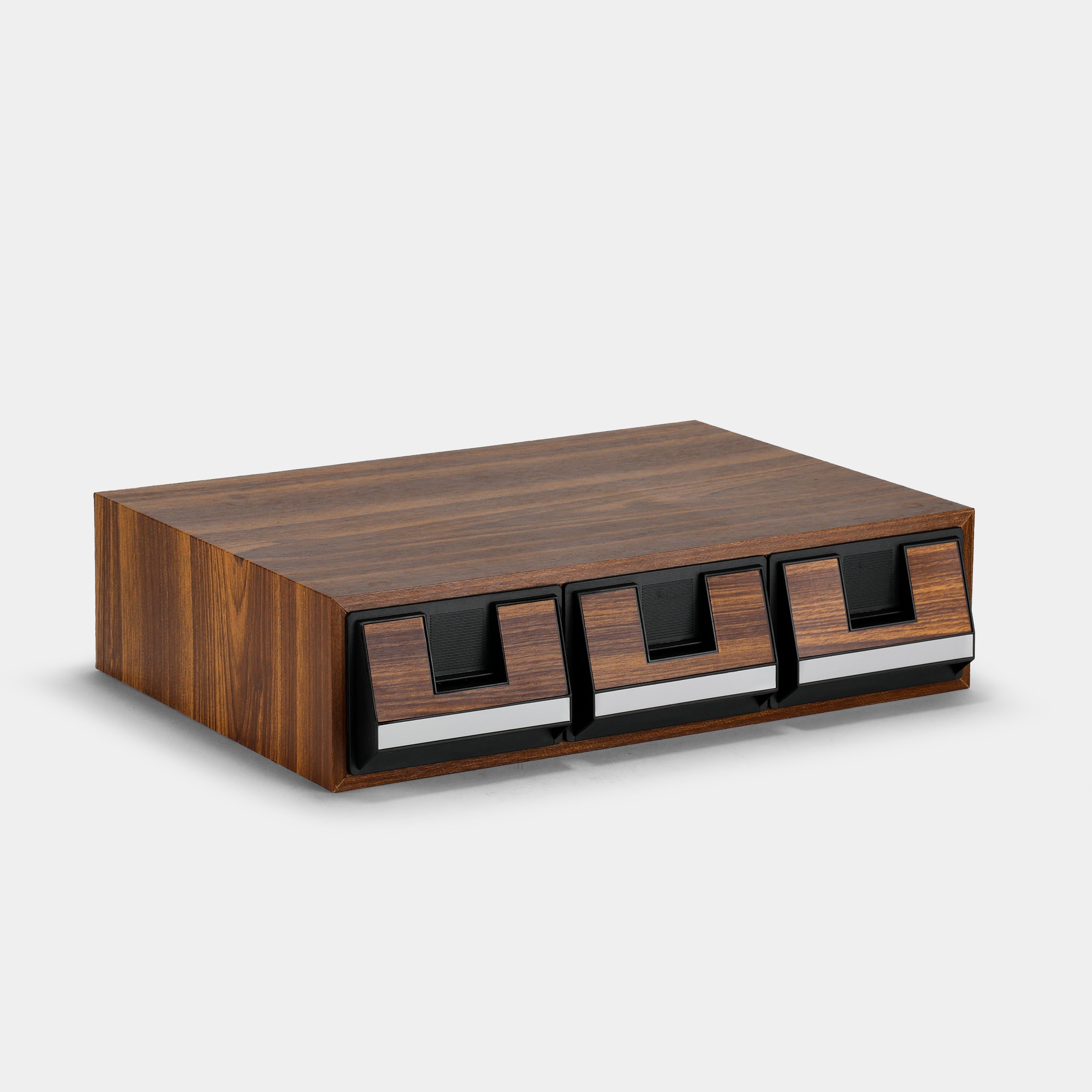 Wood Cassette Tape Storage Drawers