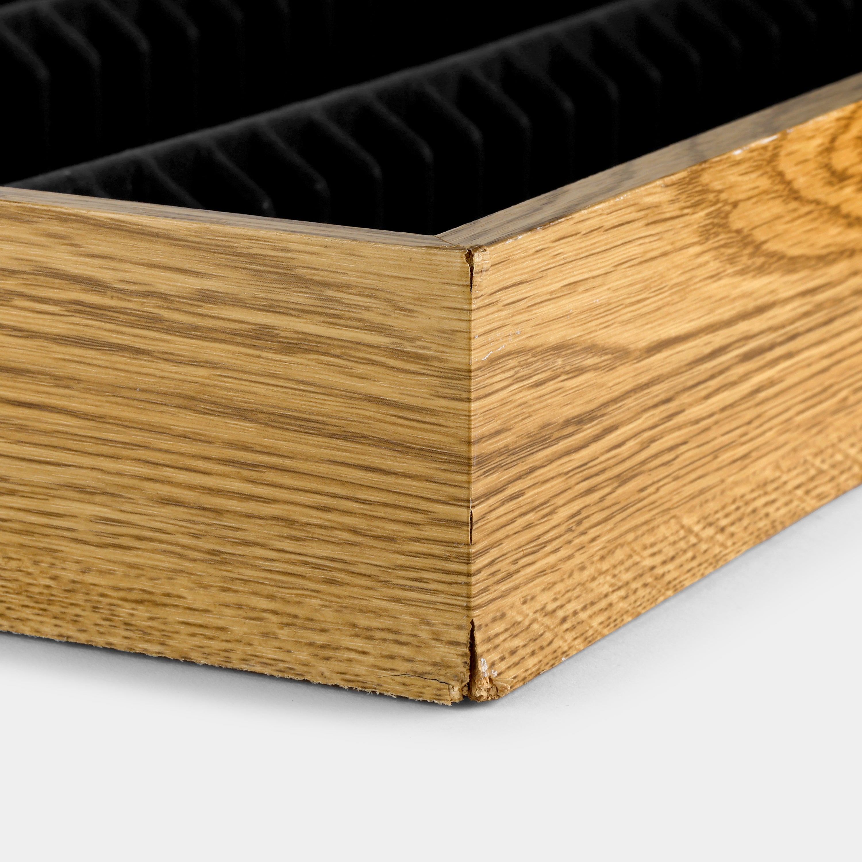 Wood Veneer Cassette Storage Rack - Thumbnail 2