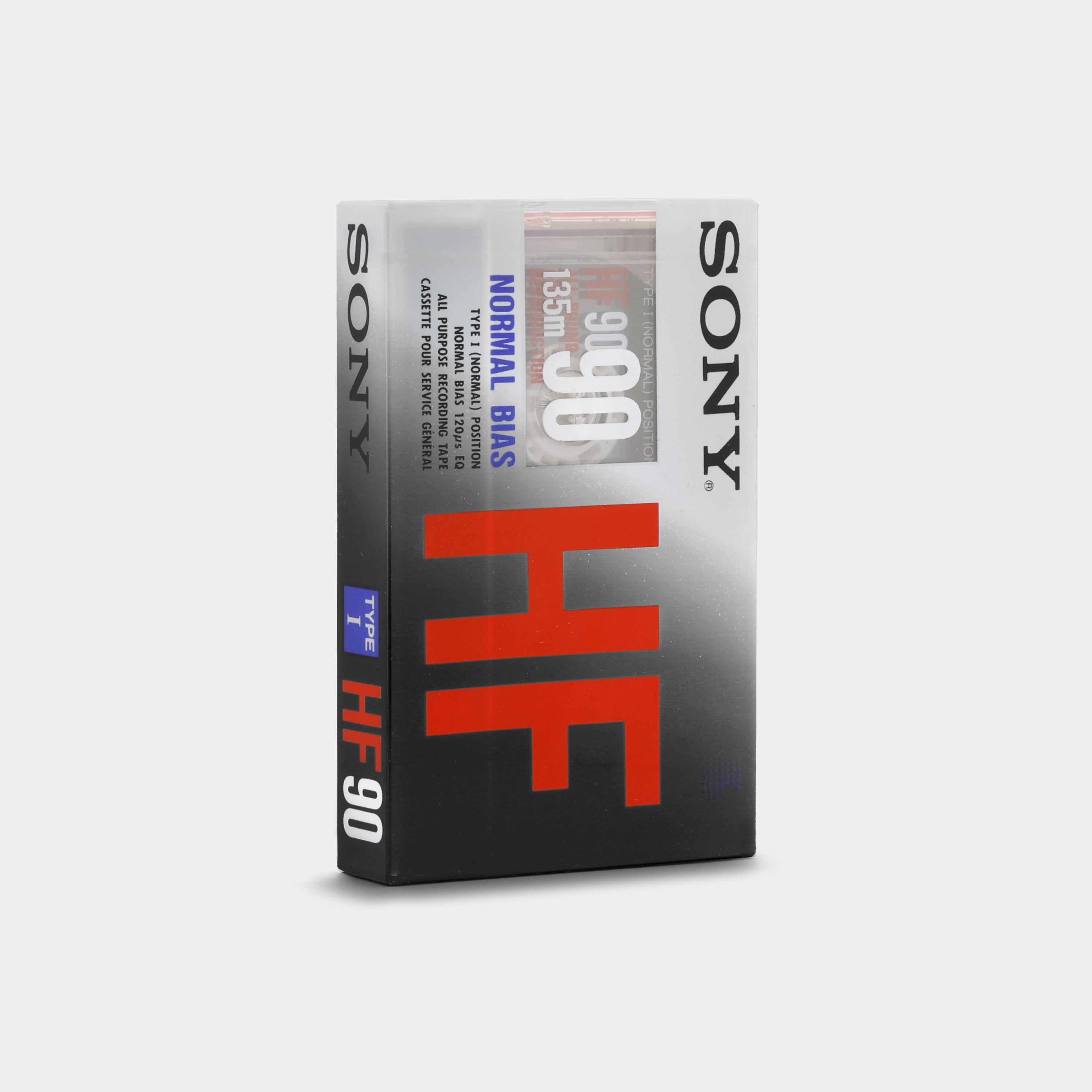 Sony HF90 Type I 90 Min Blank Cassette Tape