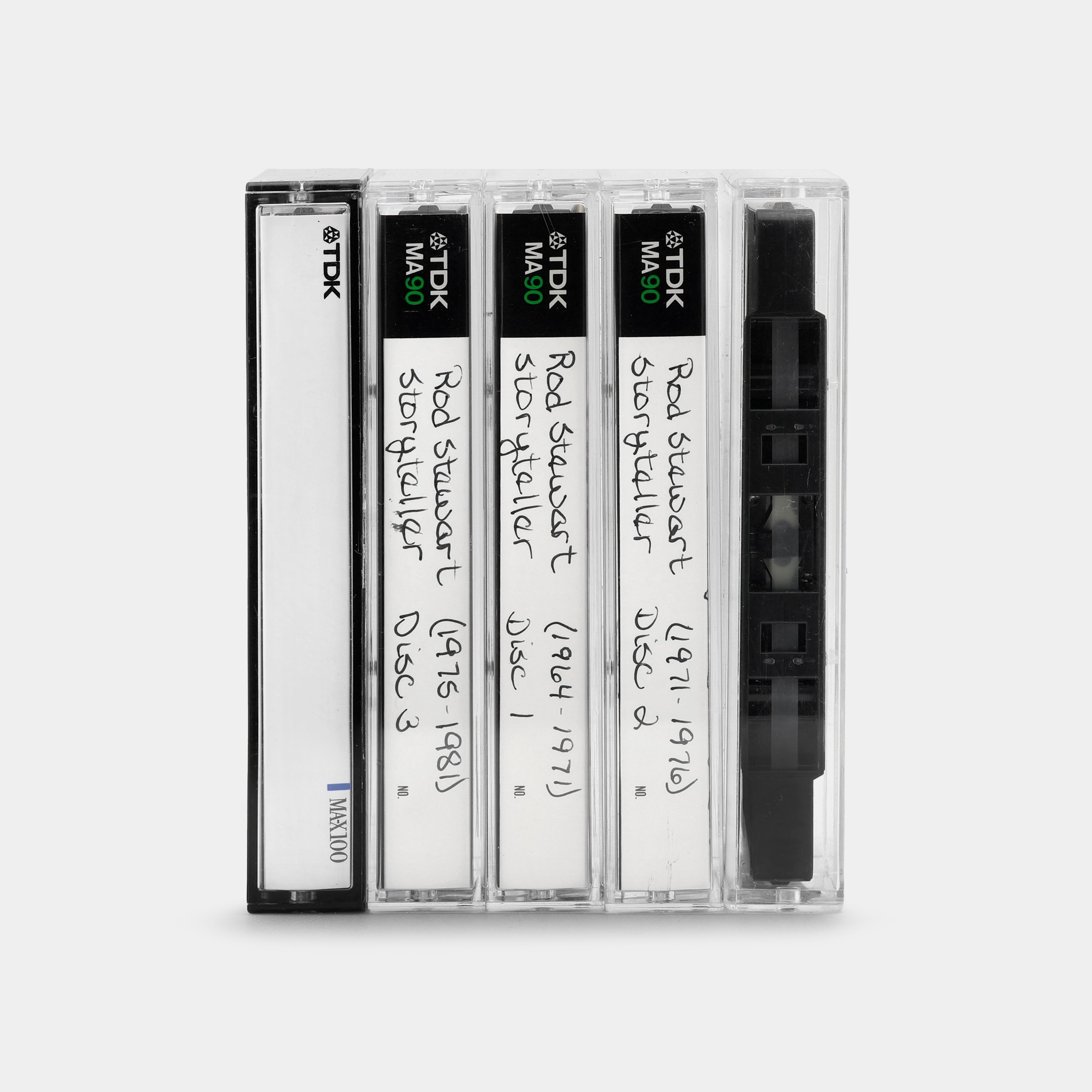 Lot of 5 Miscellaneous Type IV Metal Pre-Recorded Cassette Tapes