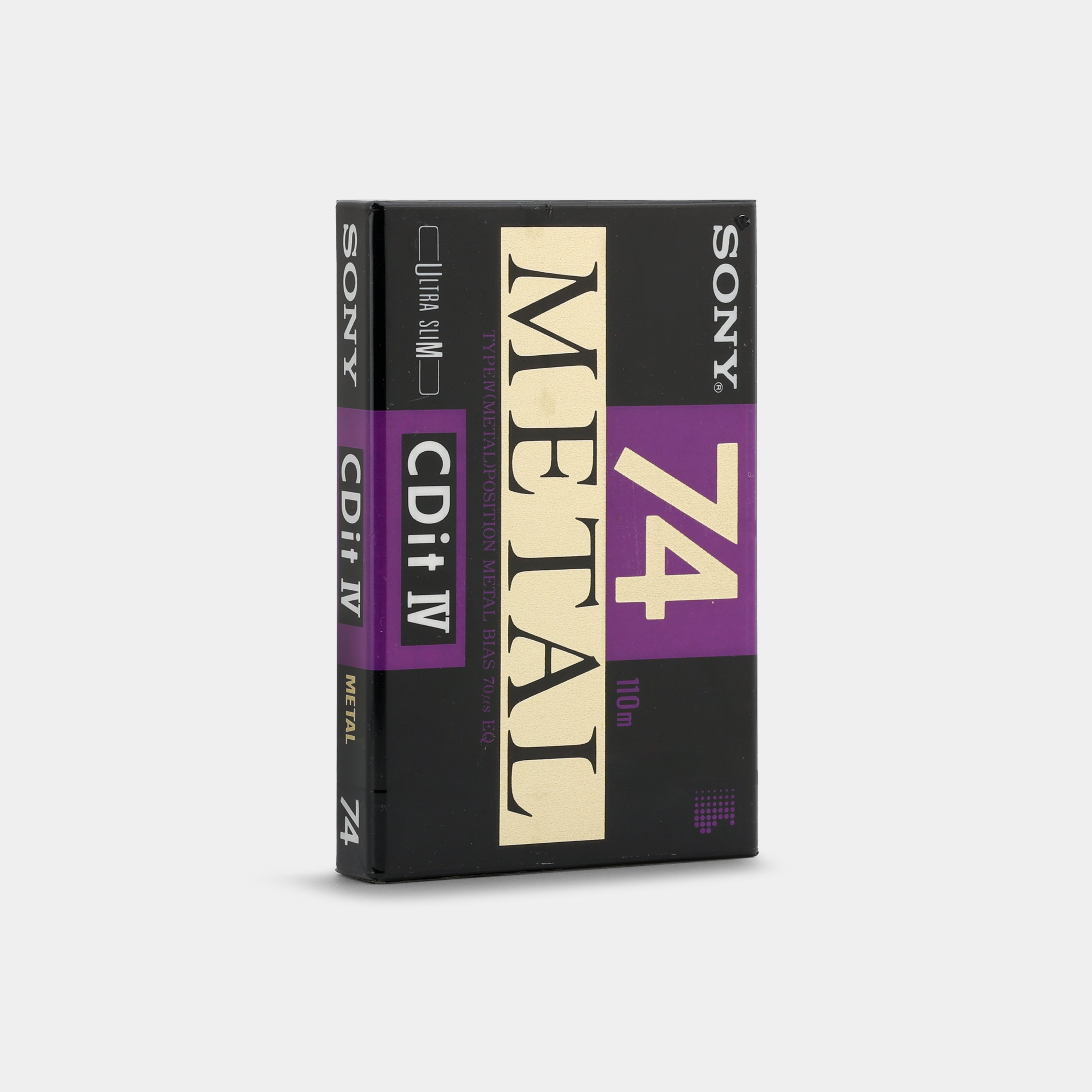 Sony CDit Type IV Metal Blank Cassette Tape