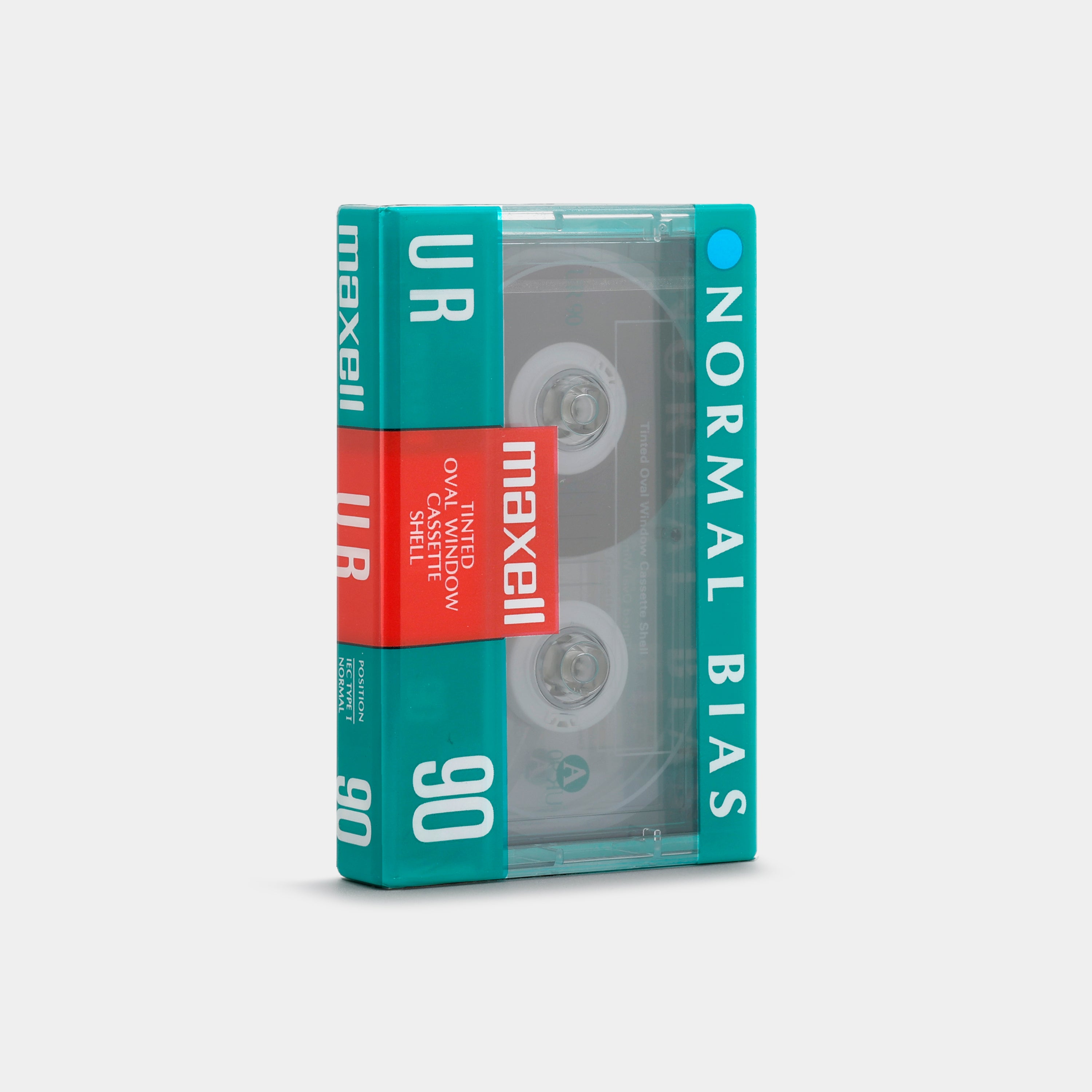 Maxell UR 90 Type I Tinted Oval Window 90 Min Blank Cassette Tape