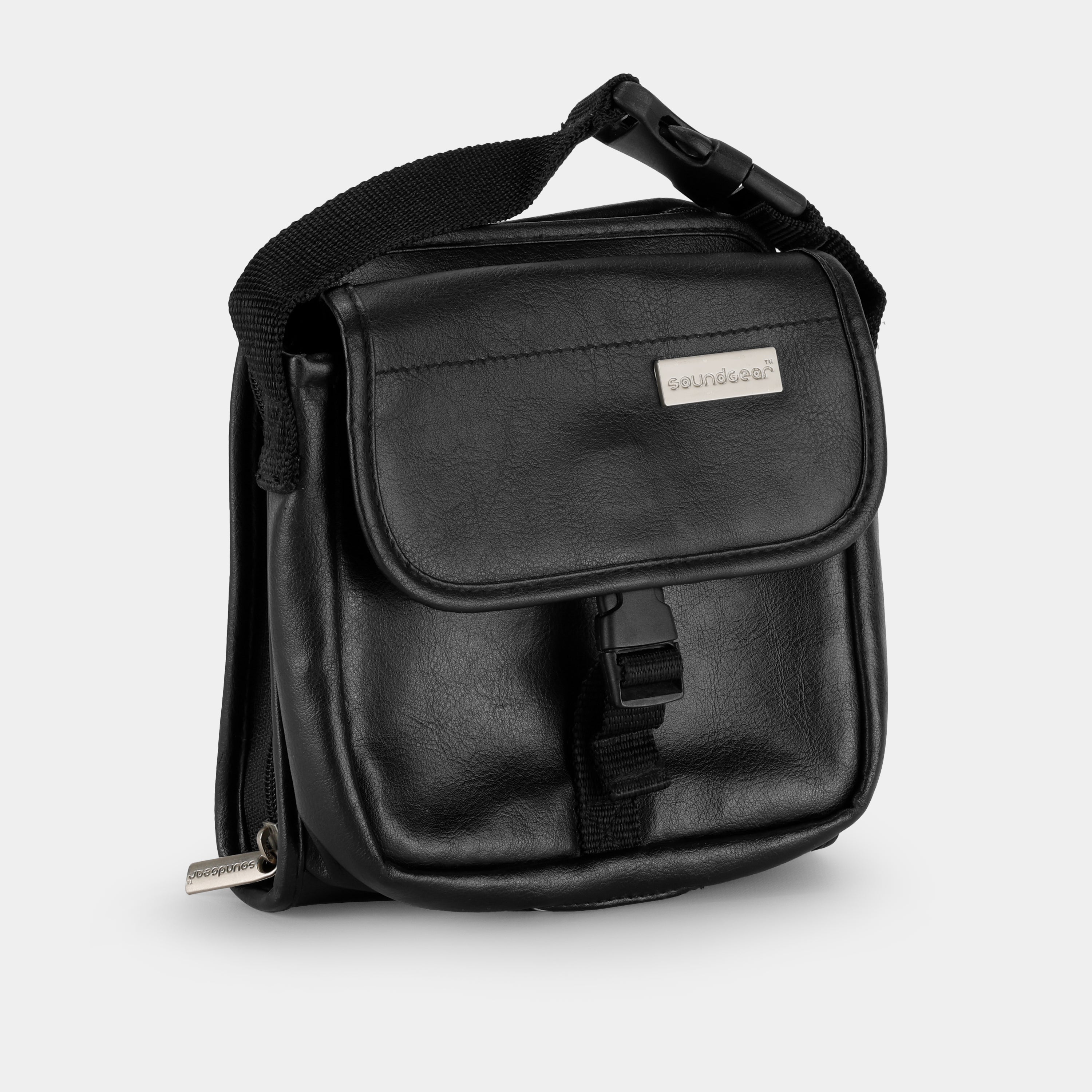 Soundgear Black Leather CD Player Bag