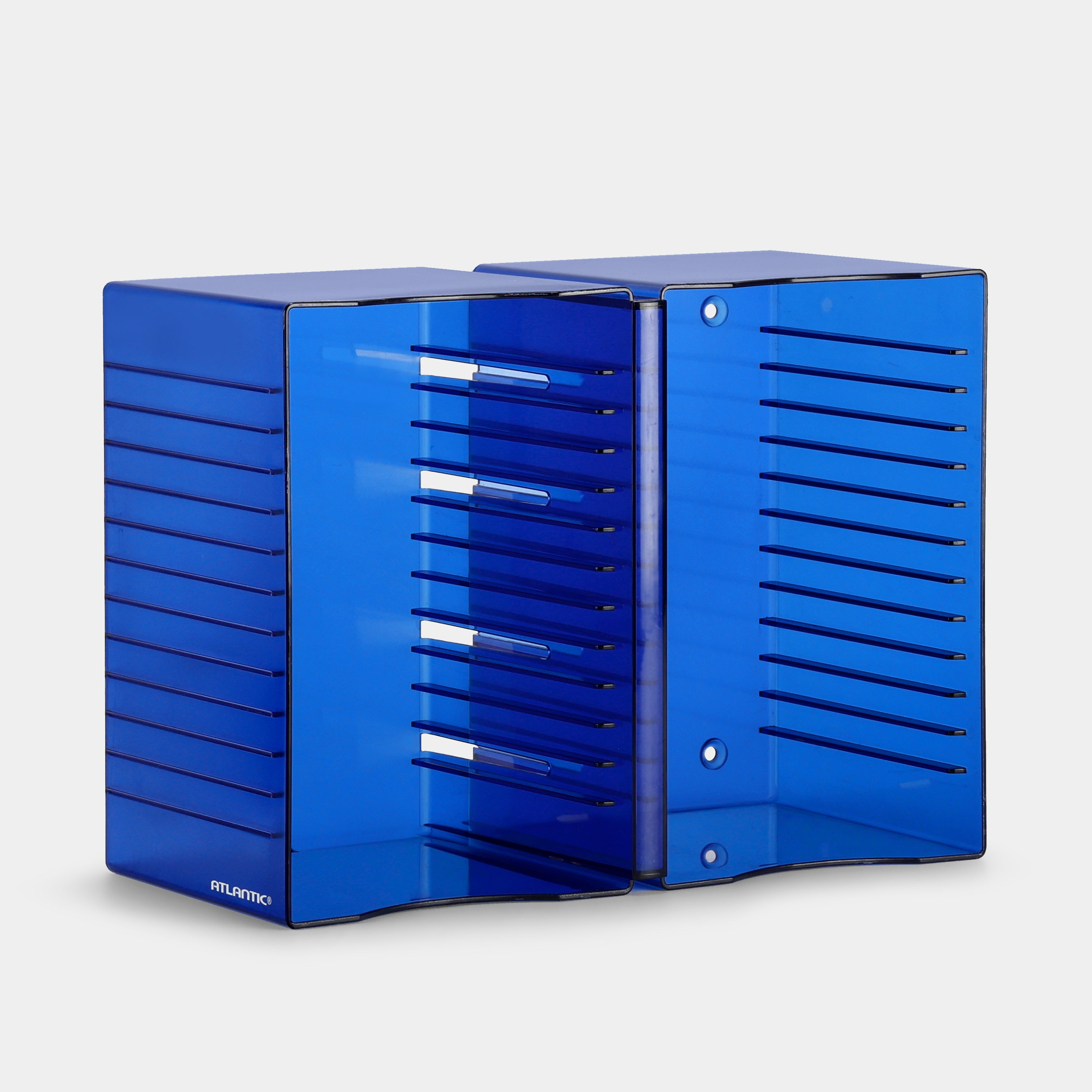 Atlantic Clear Blue CD Storage Rack for 24 CDs